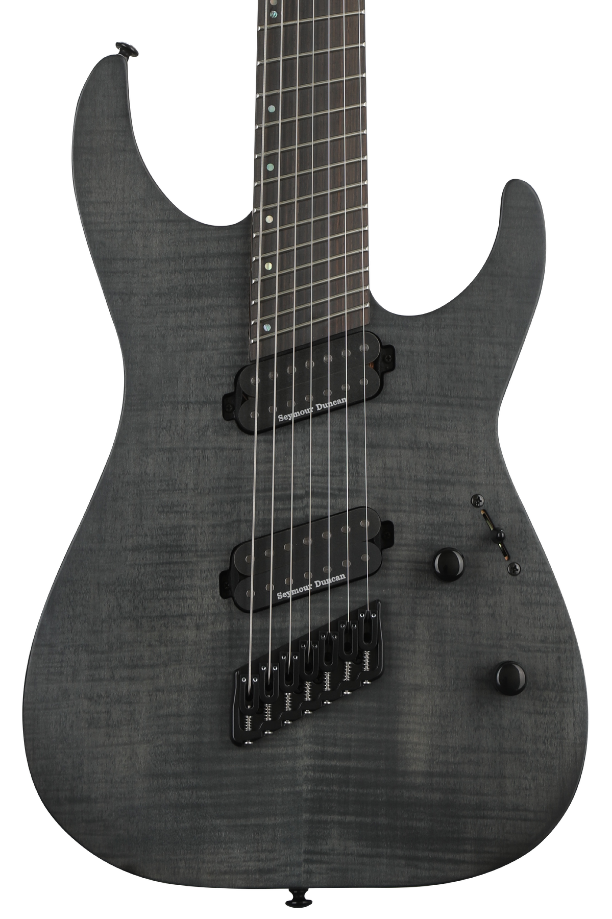 ESP LTD M-1007 Multi-Scale - See Thru Black Satin | Sweetwater