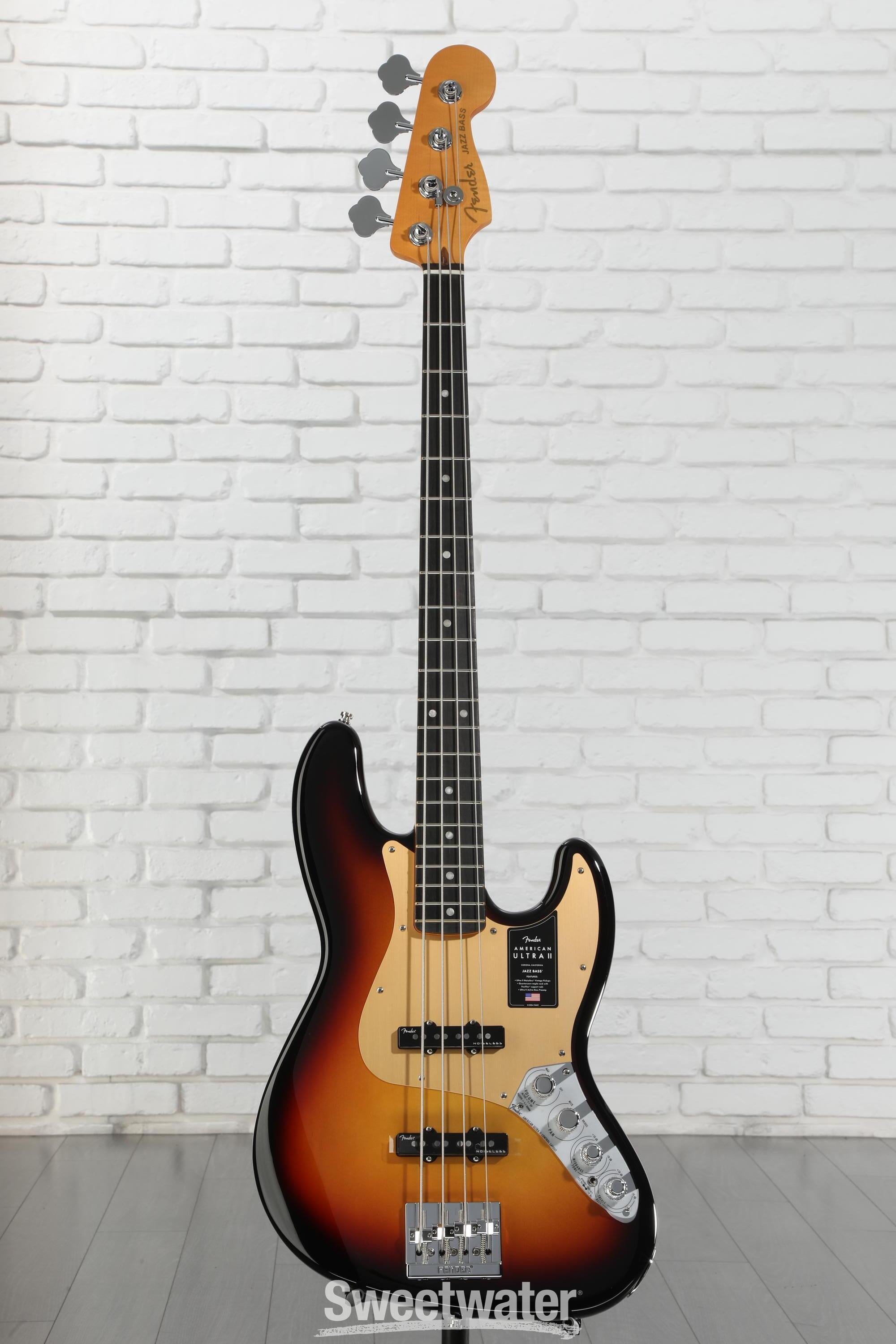 Fender American Ultra II Jazz Bass - Ultraburst, Ebony
