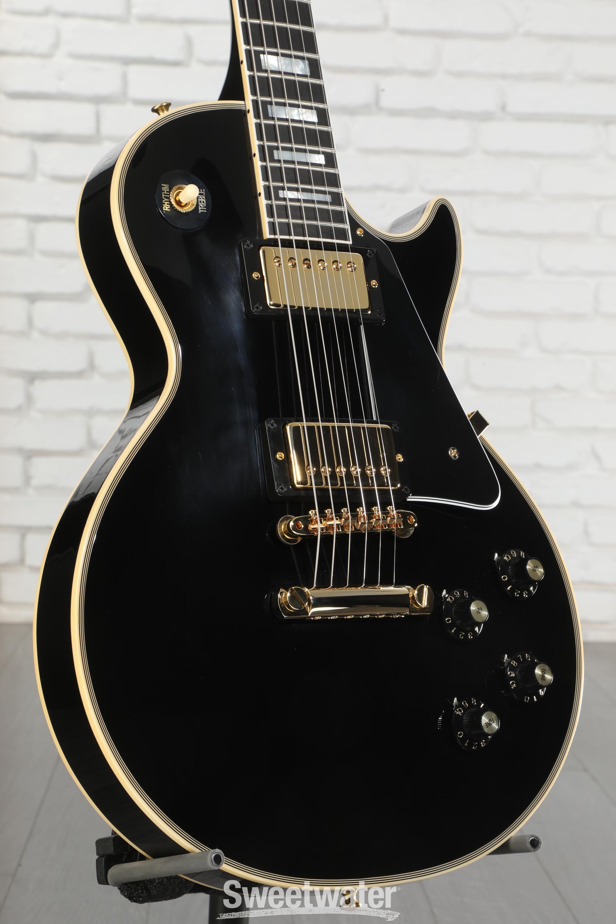 Gibson Custom 1968 Les Paul Custom Reissue Electric Guitar - Ebony