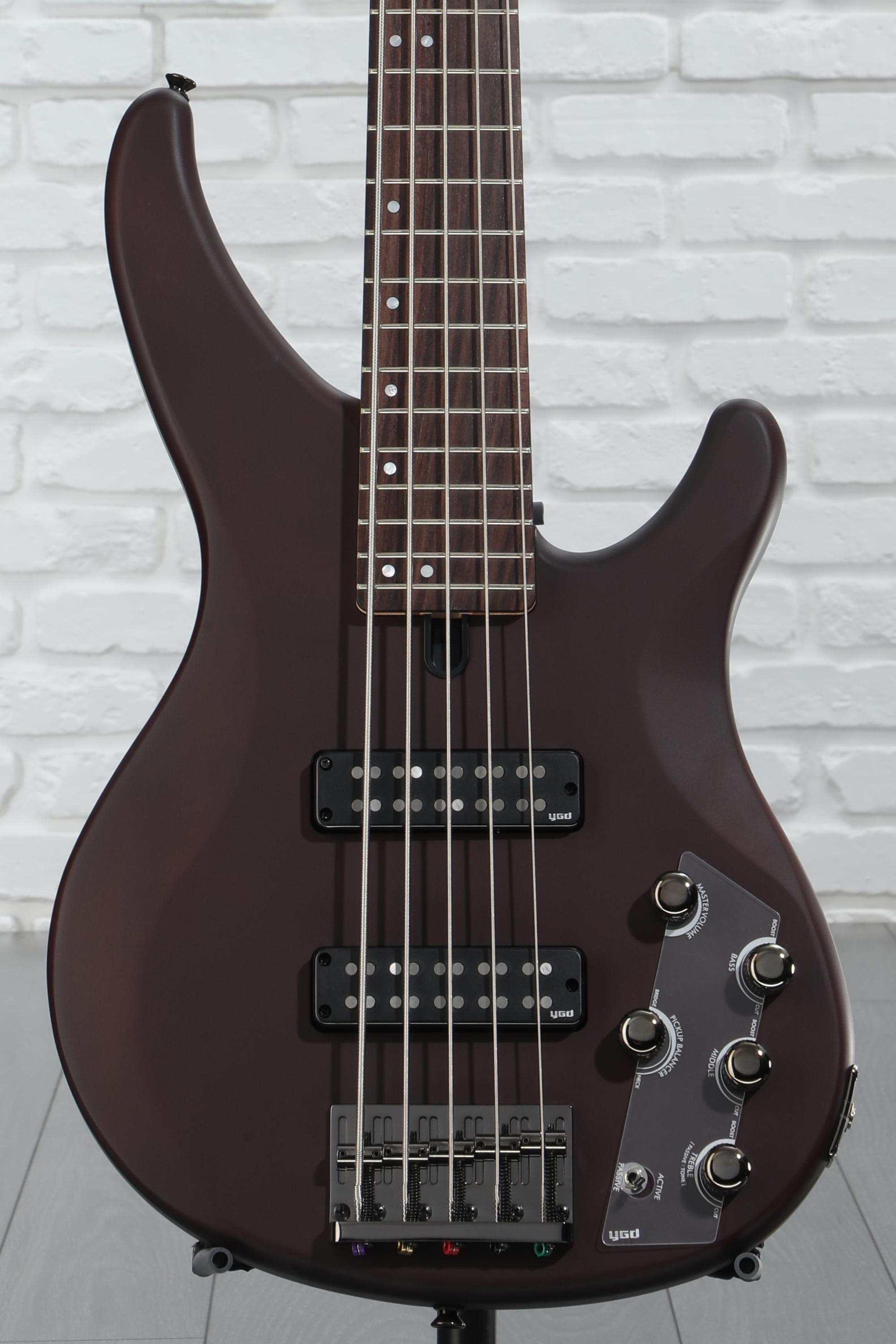 Yamaha TRBX505 5-string Bass Guitar - Translucent Brown