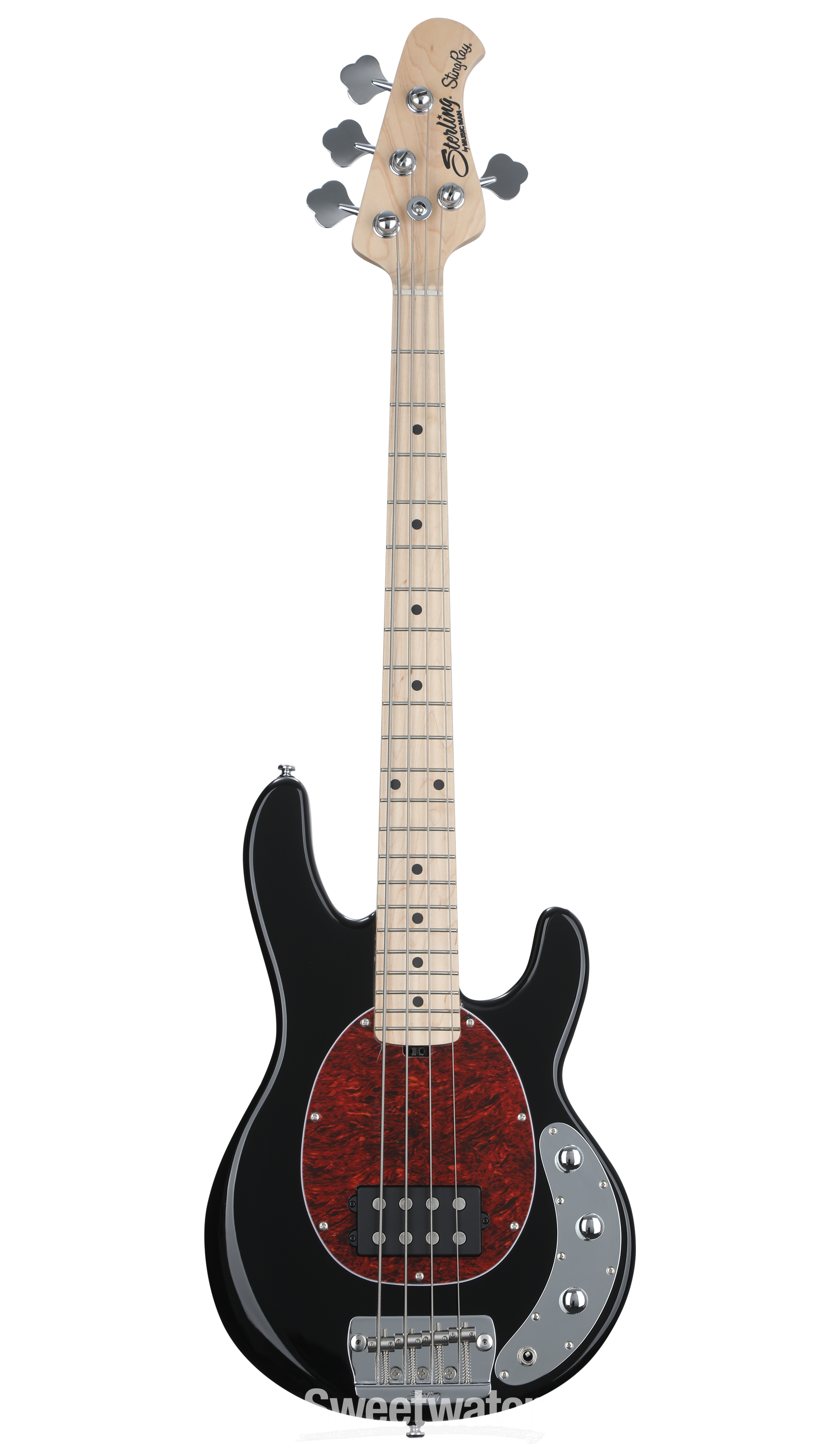 Sterling By Music Man StingRay RAYSS4 Short-scale Bass Guitar - Black