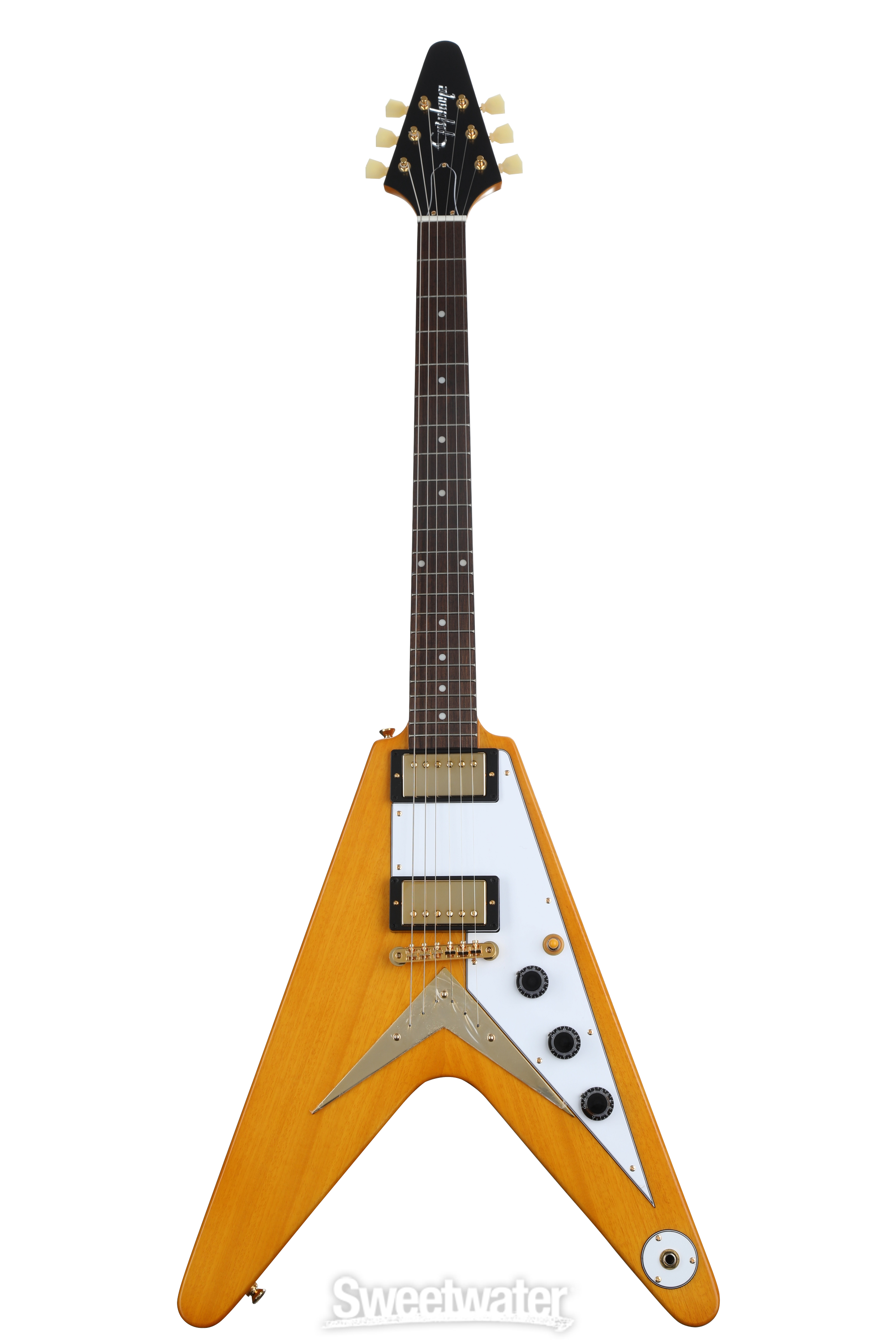Epiphone 1958 Korina Flying V Electric Guitar - Natural Epiphone 1958 Korina Flying V Electric Guitar - Natural