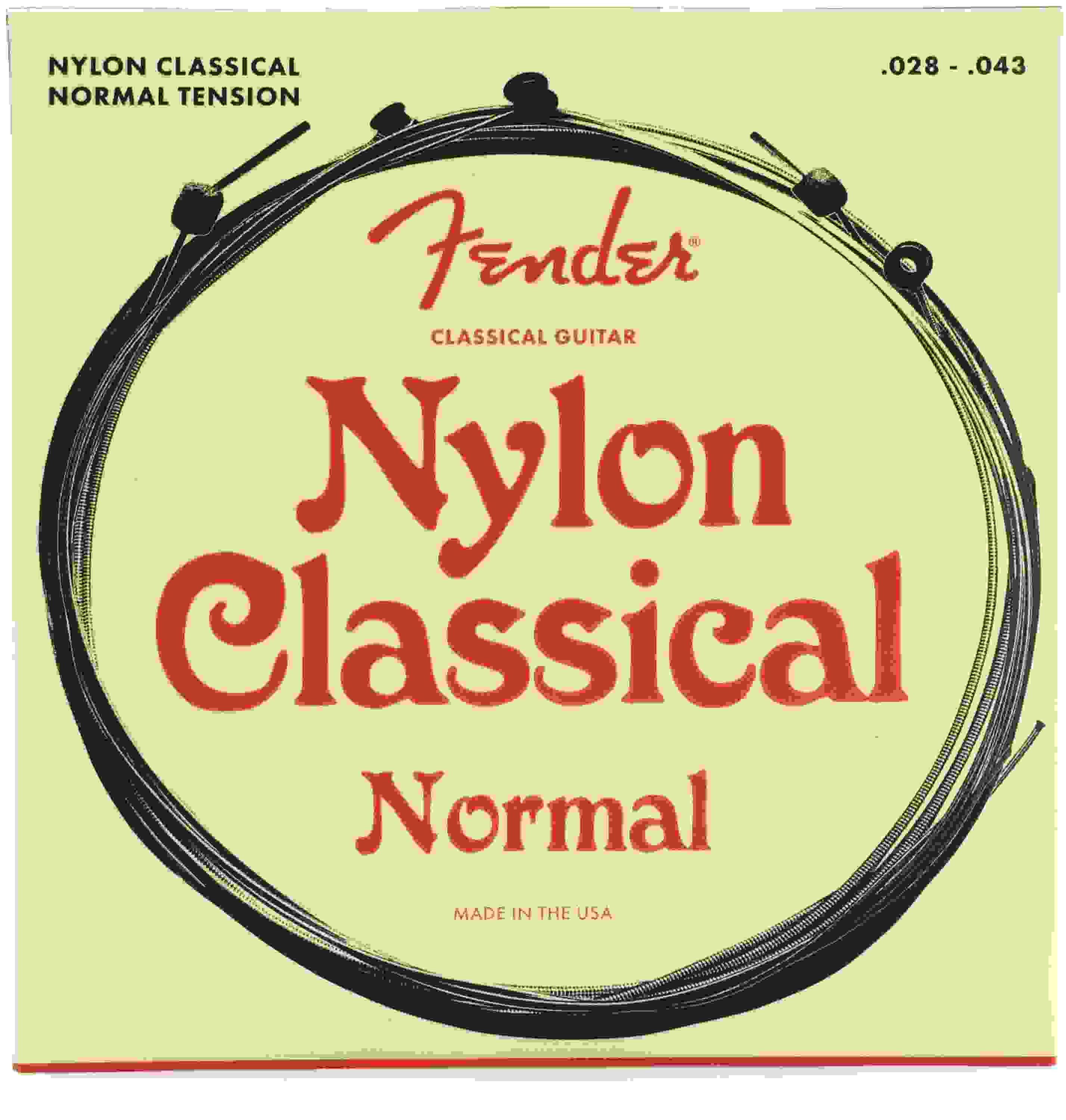 Fender 130 Classical/Nylon Guitar Strings Ball End Normal Tension Sweetwater