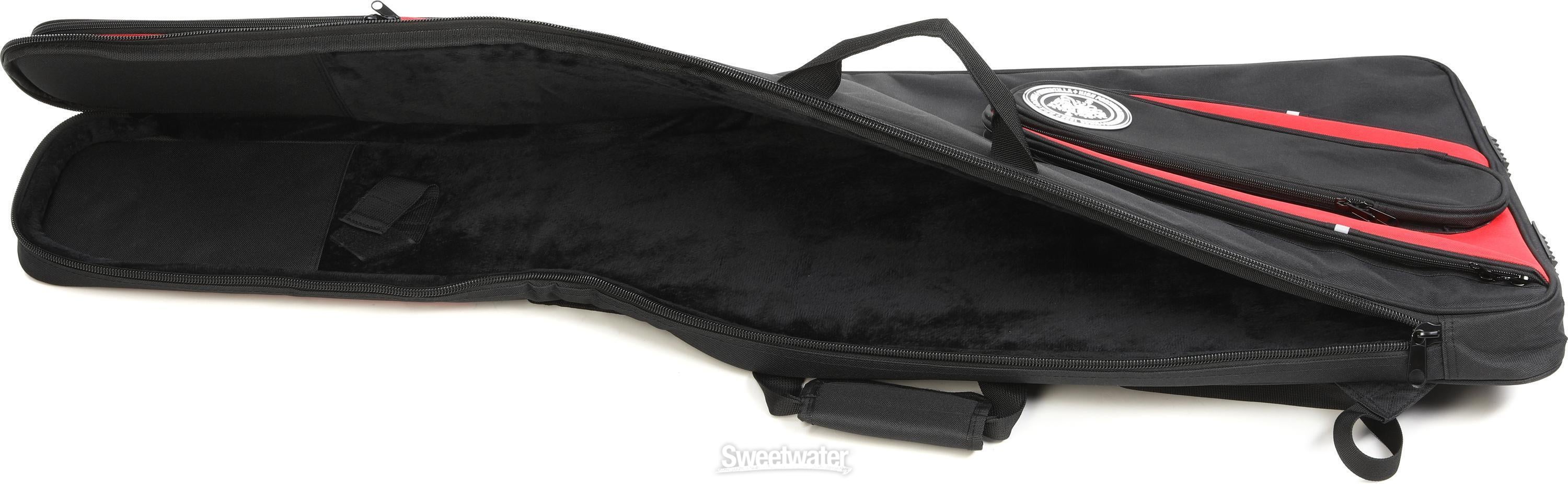 B.C. Rich Model B Electric Guitar Gig Bag - Black and Red