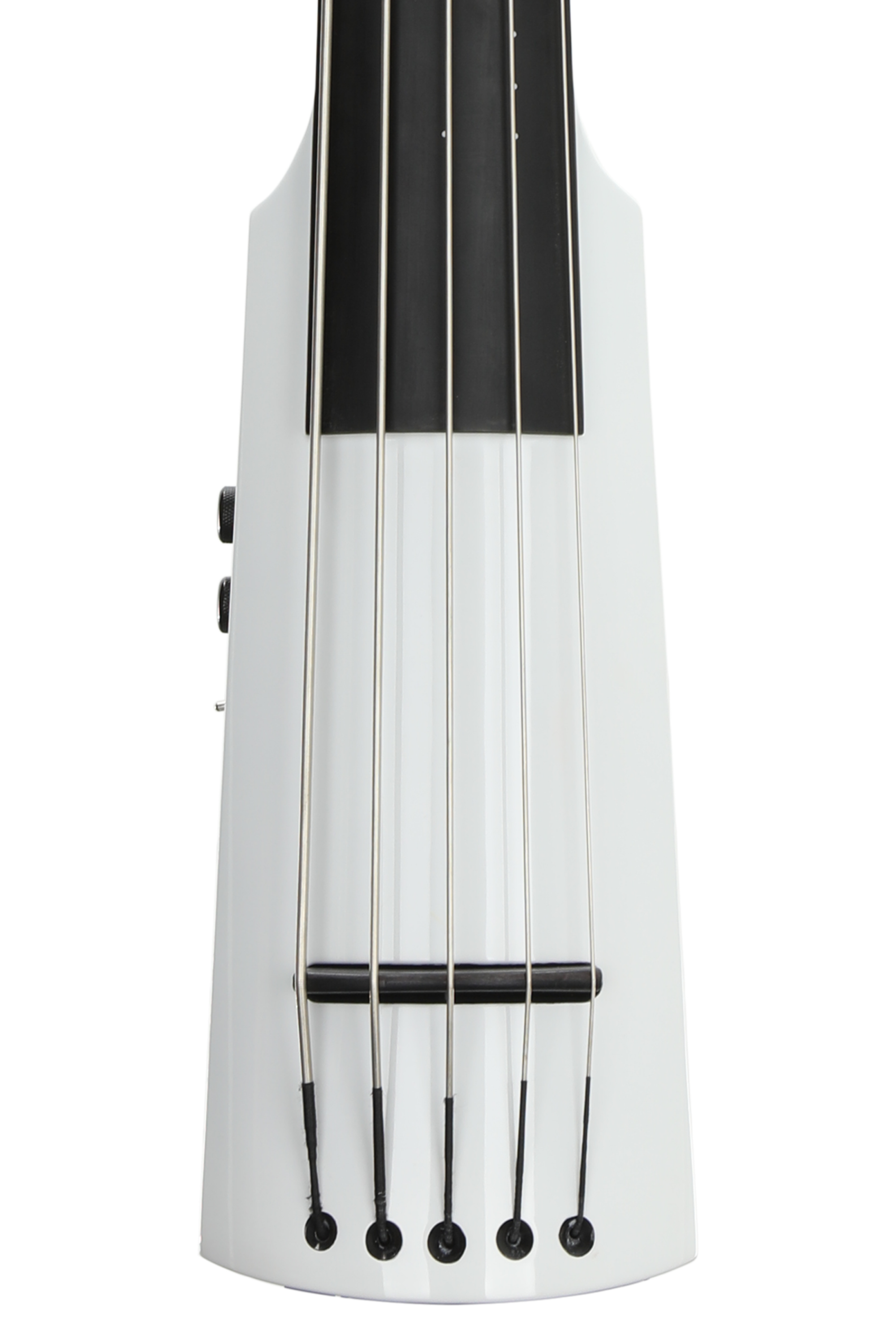 NS Design WAV5 Electric Upright Bass Brilliant White Sweetwater