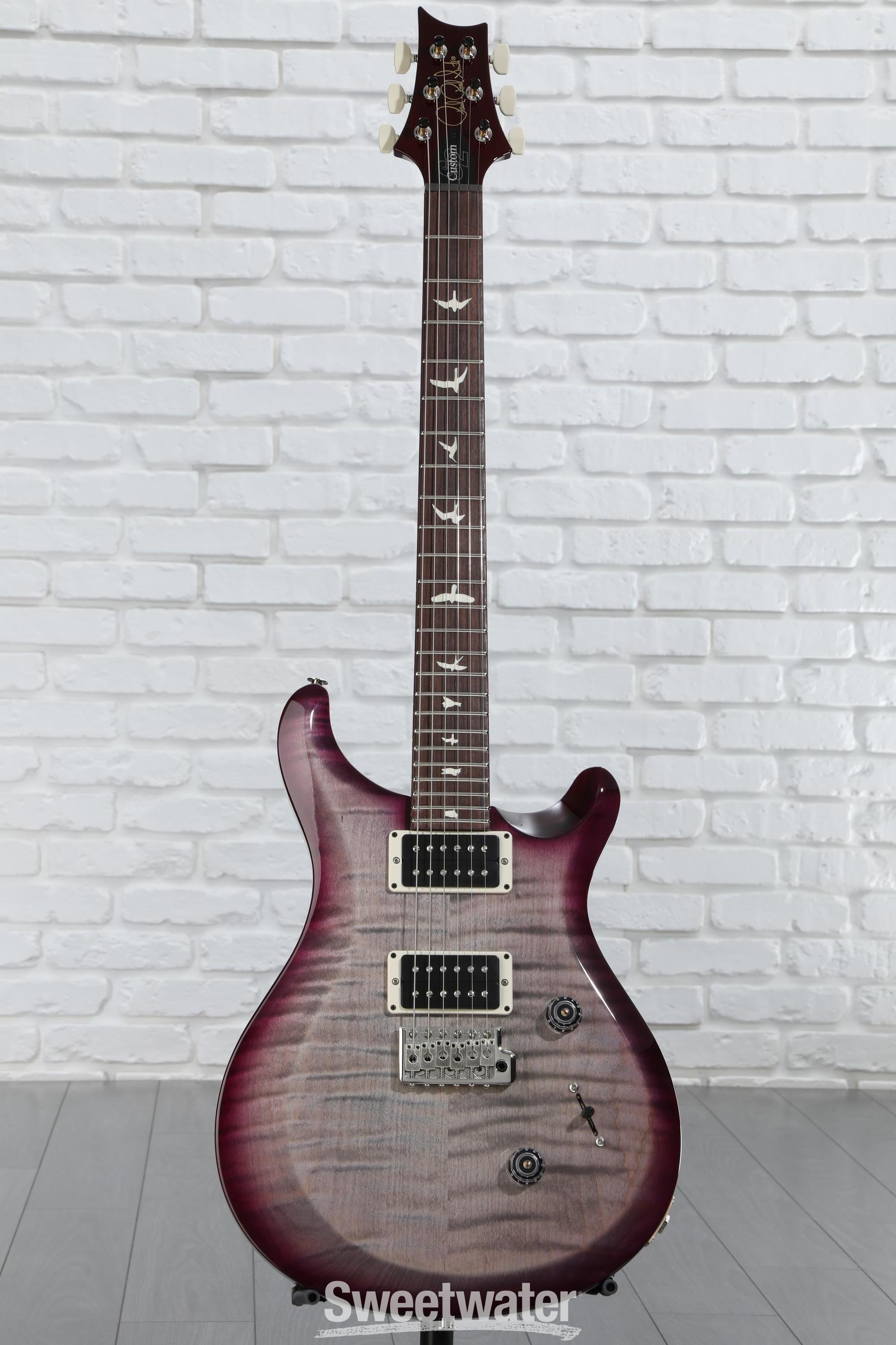 PRS S2 Custom 24 Electric Guitar - Faded Gray Black Purple