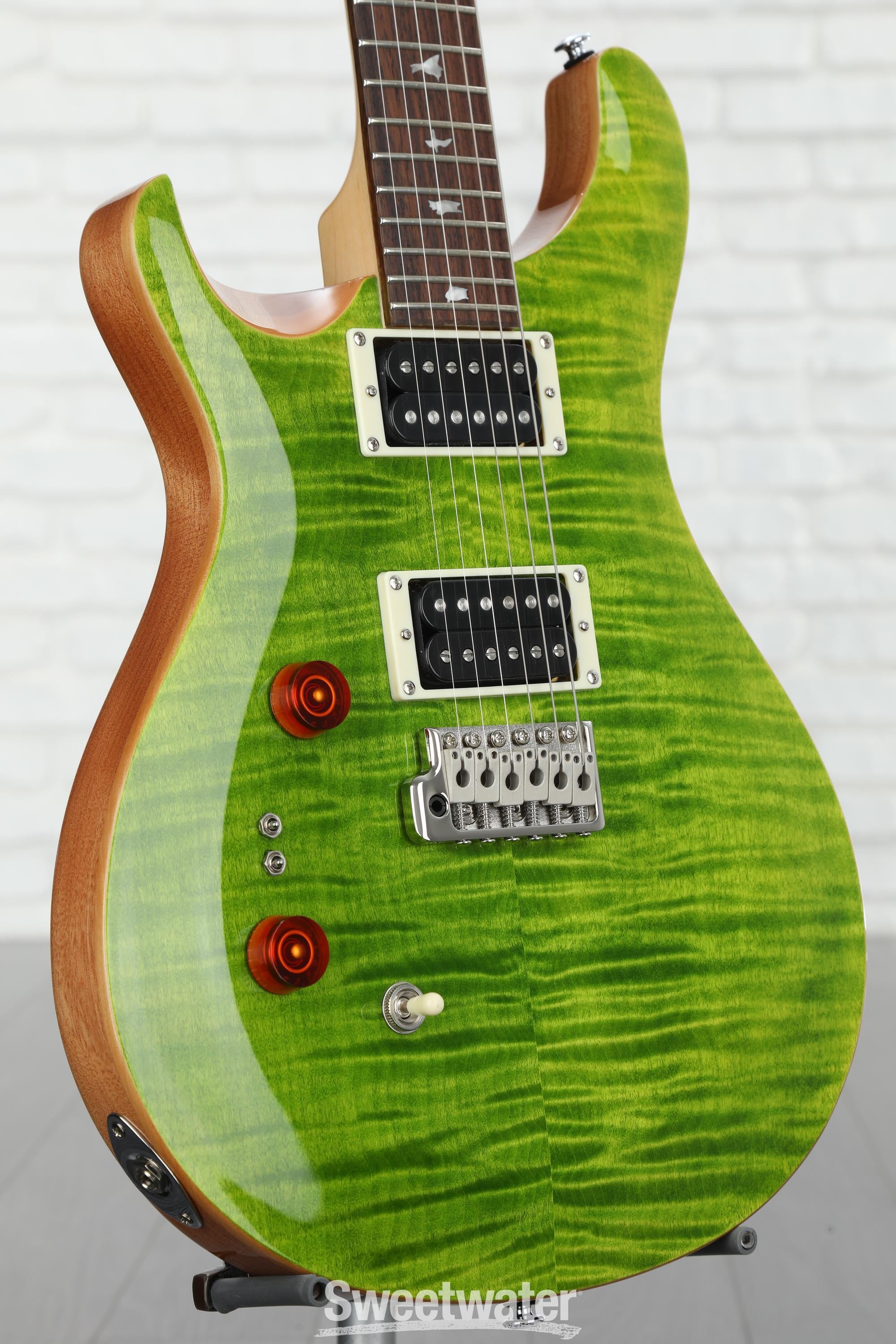 PRS SE Custom 24-08 Left-handed Electric Guitar - Eriza Verde 