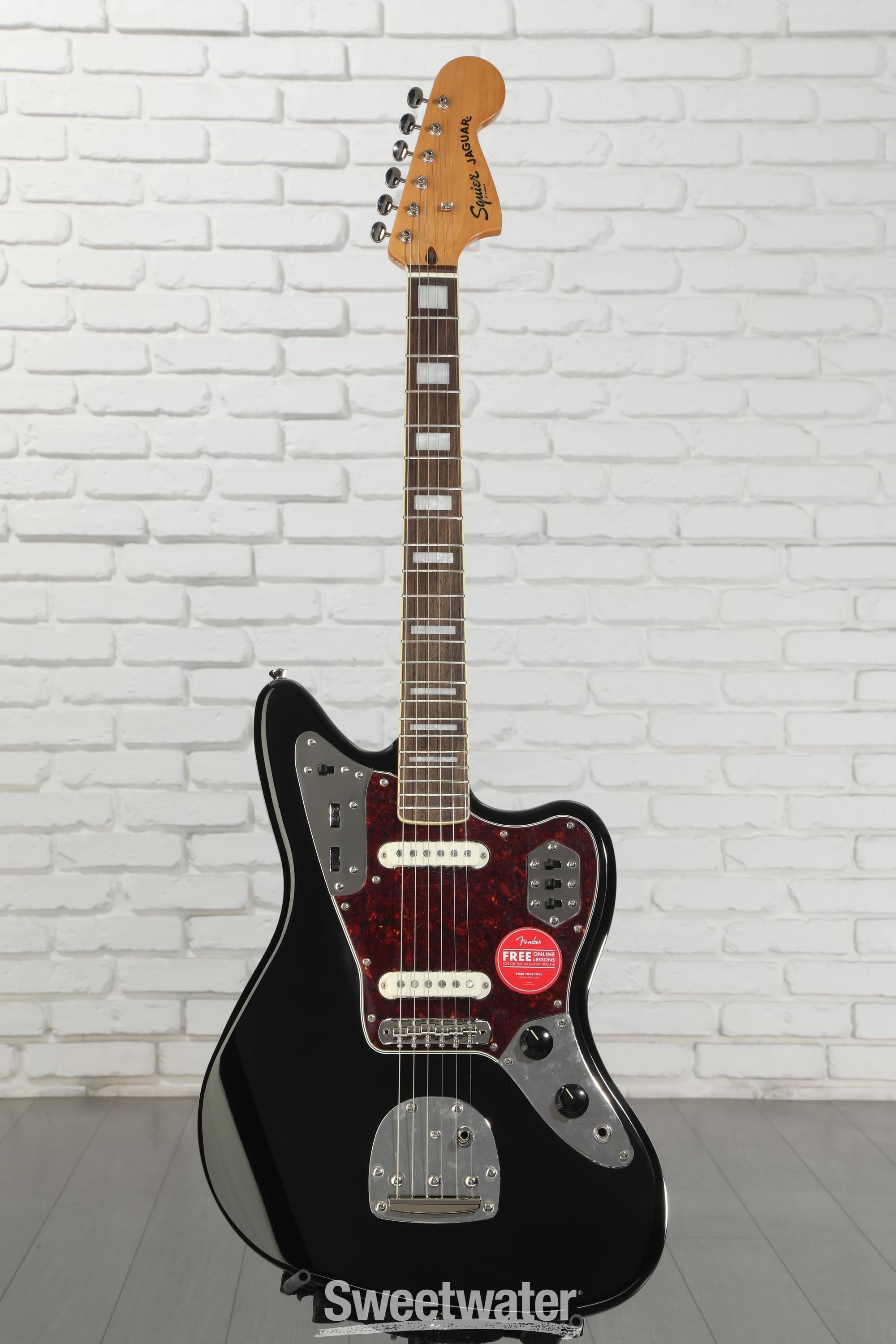Squier Classic Vibe '70s Jaguar - Black | Sweetwater