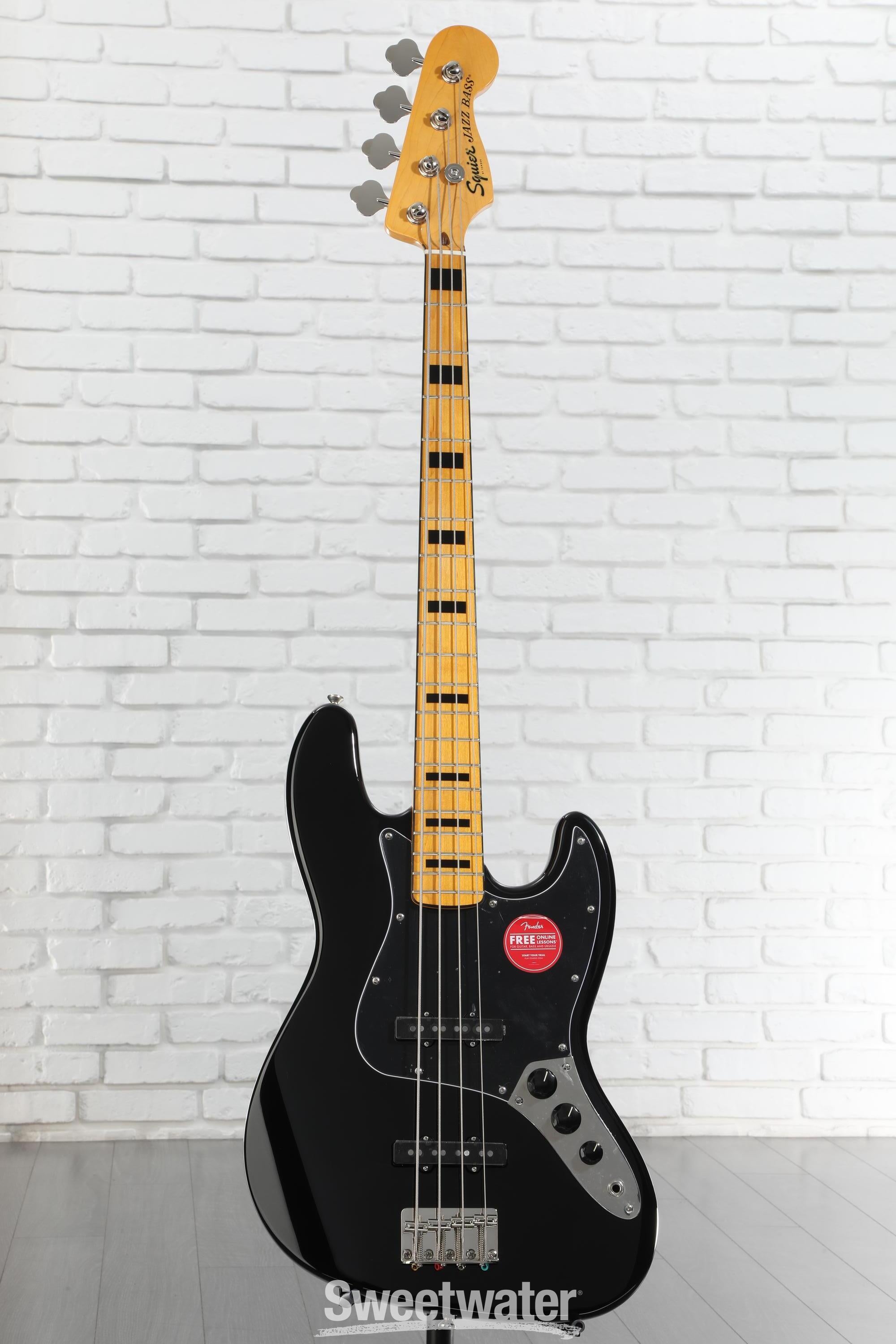 Squier Classic Vibe '70s Jazz Bass - Black | Sweetwater