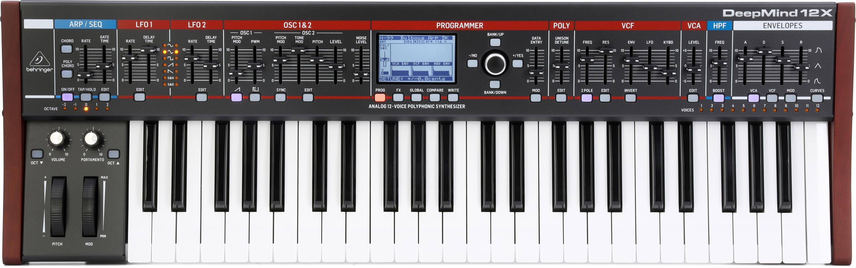 Behringer DeepMind 12D 12-voice Analog Desktop Synthesizer