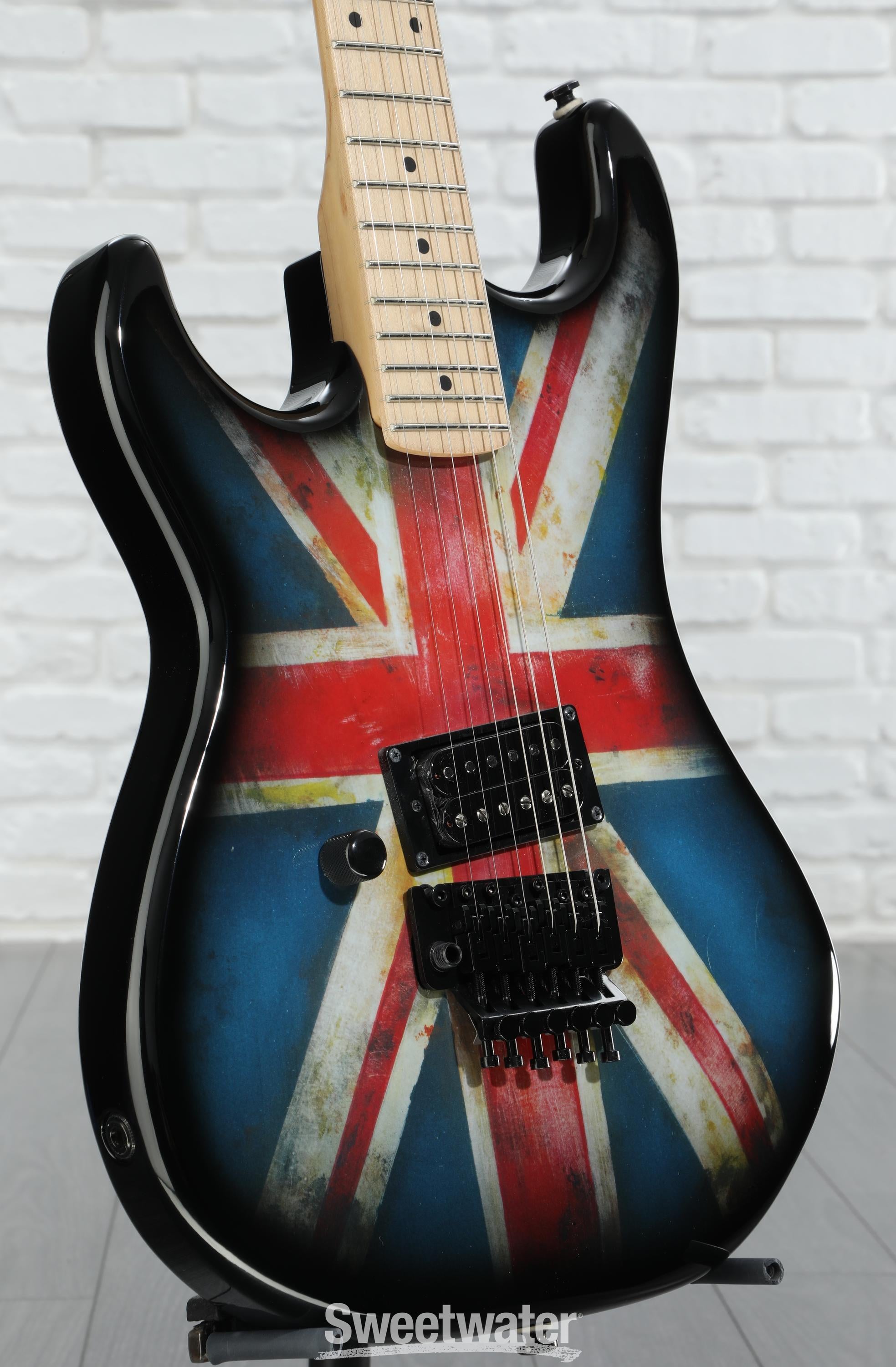 Photo of Kramer Nick Bowcott Signature Baretta Left-handed Electric Guitar - Union Jack