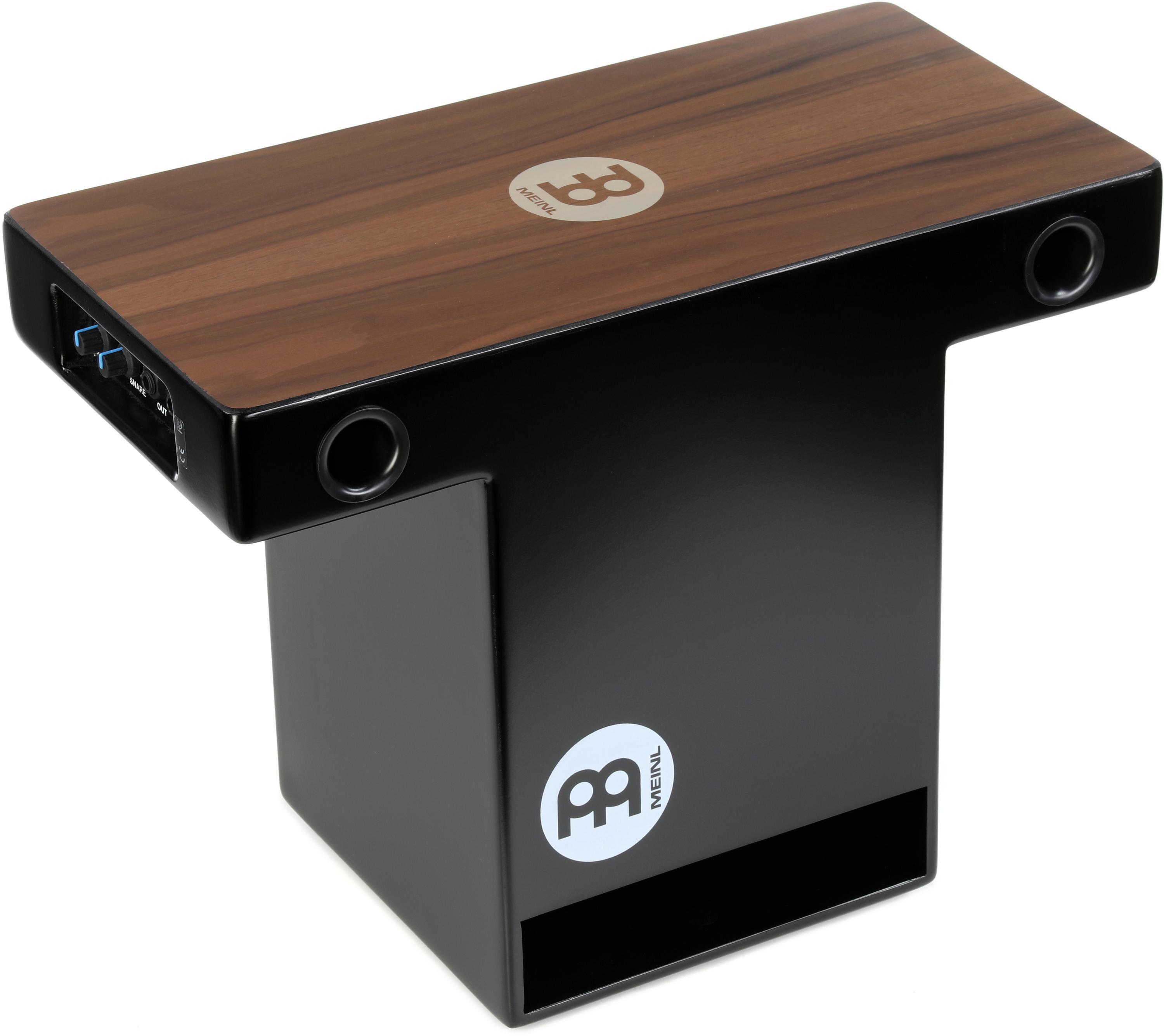 Meinl Percussion Pickup Turbo Slaptop Cajon - Walnut | Sweetwater