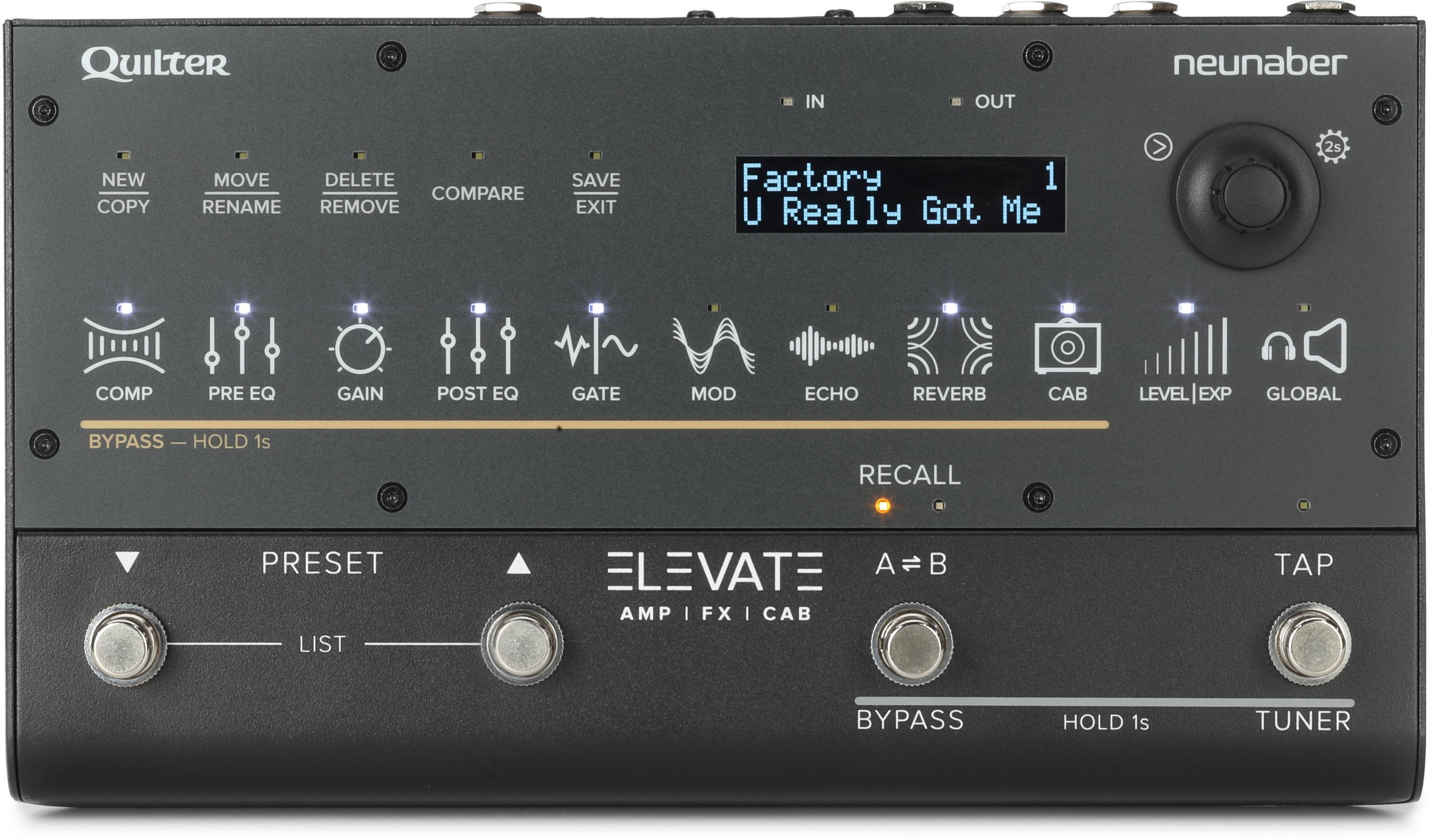 Quilter Labs Elevate Amplifier/Effects/Cabinet Emulator | Sweetwater