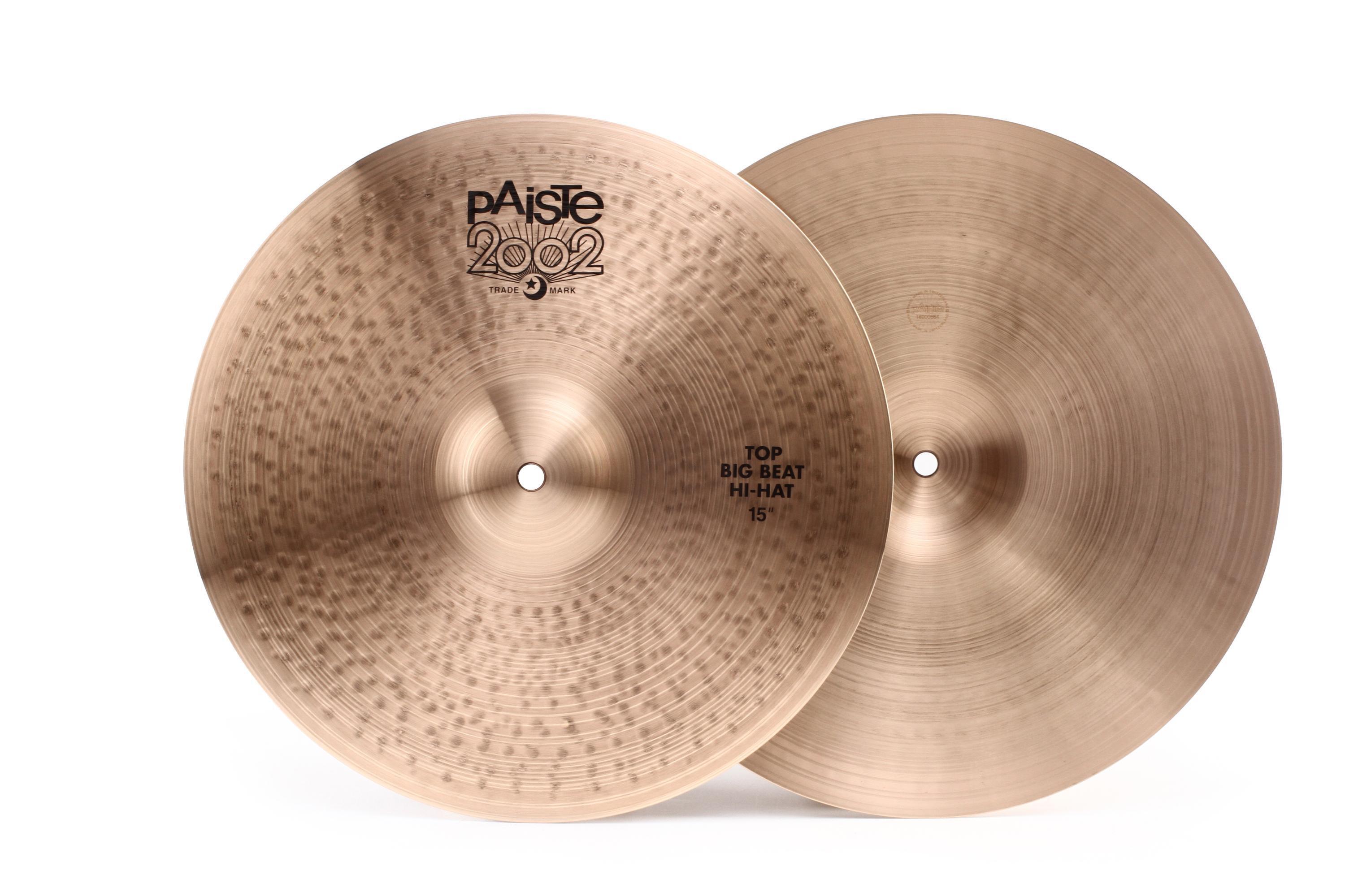 Paiste 15-inch 2002 Sound Edge Hi-hat Cymbals | Sweetwater
