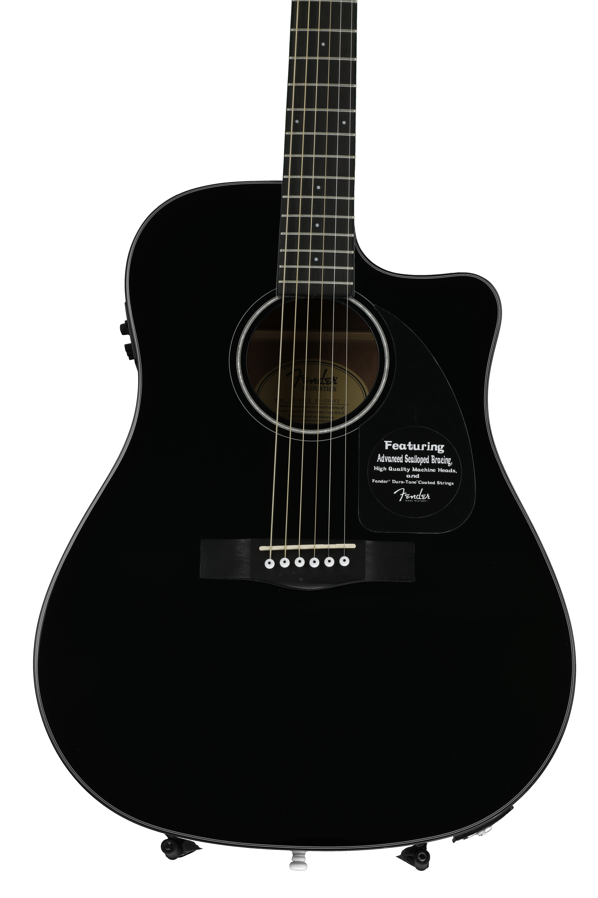 K CD-60CE FENDER acoustics BLK-