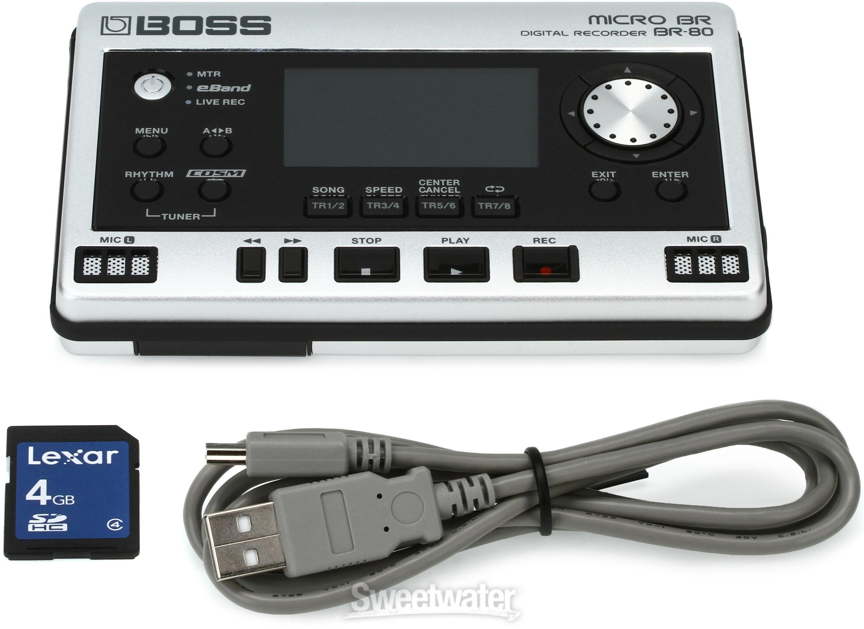 Boss MICRO BR BR-80 8-channel Digital Recorder Reviews | Sweetwater