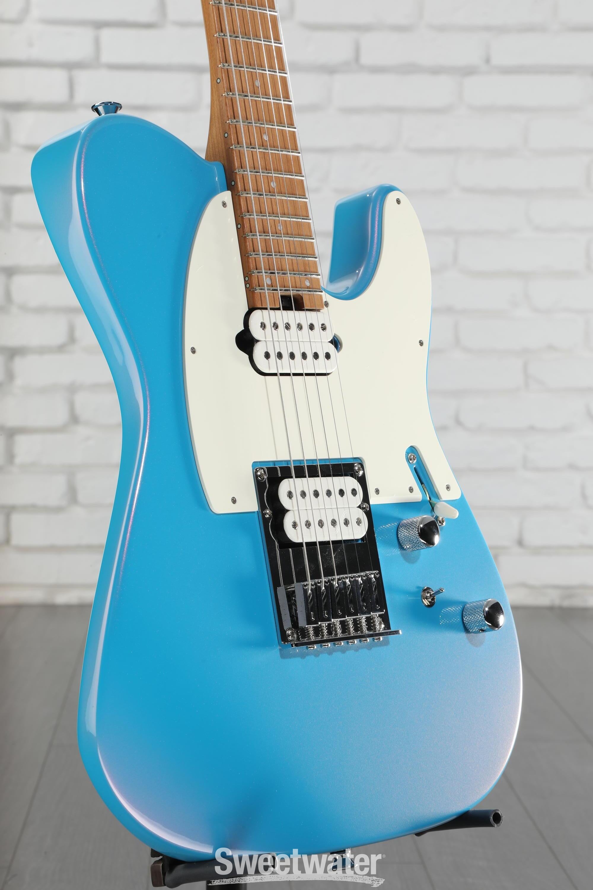 ギター Charvel Pro-Mod So-Cal Robin's Egg Blue Charvel Pro-Mod So-Cal Style 2 24 HT HH Electric Guitar - Robin's