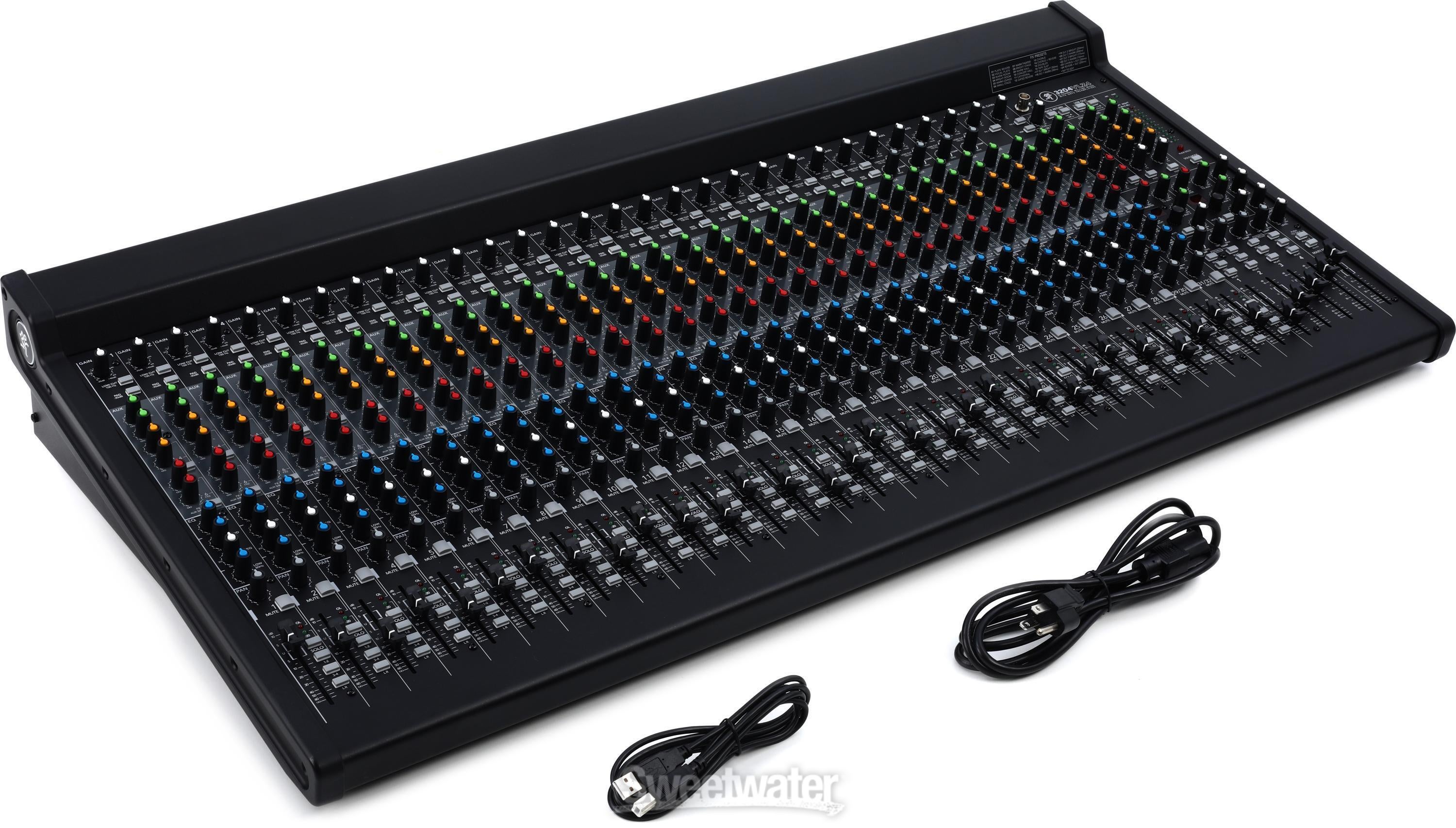 【みっちー④】 Mackie 3204VLZ4 32-channel Mixer Reviews | Sweetwater