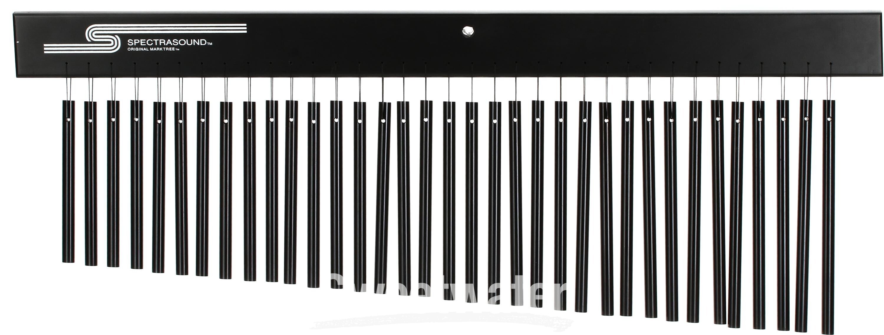 パーカッション・打楽器 SPECTRASOUND wind chime Amazon.com: 35-bar Spectrasound™ Mark Tree - Black Aluminum