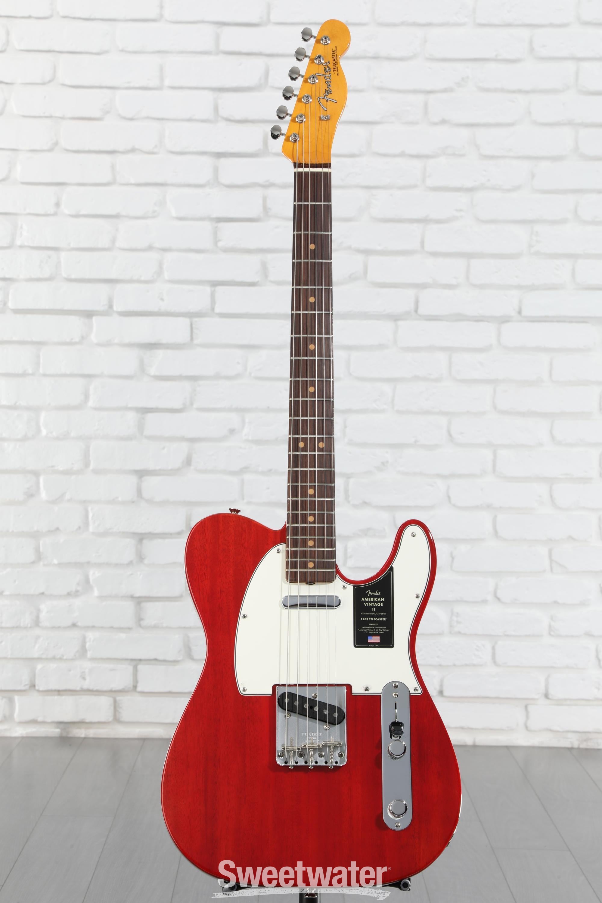 Fender American Vintage II 1963 Telecaster Electric Guitar - Red
