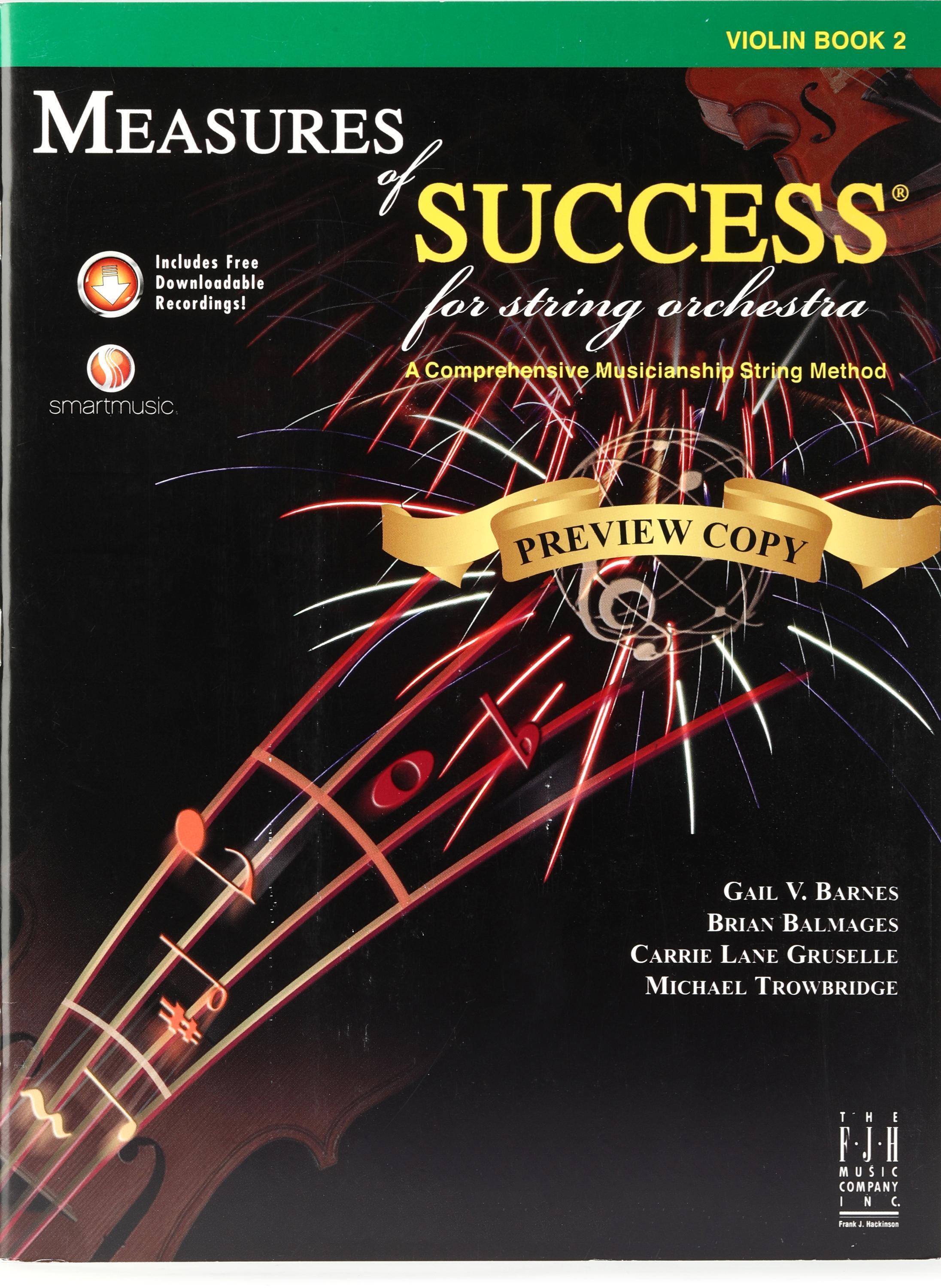 FJH Music Measures of Success: Violin Book 2 | Sweetwater