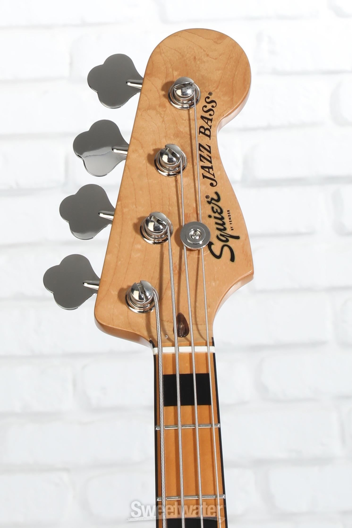 Squier Classic Vibe '70s Jazz Bass - Black | Sweetwater