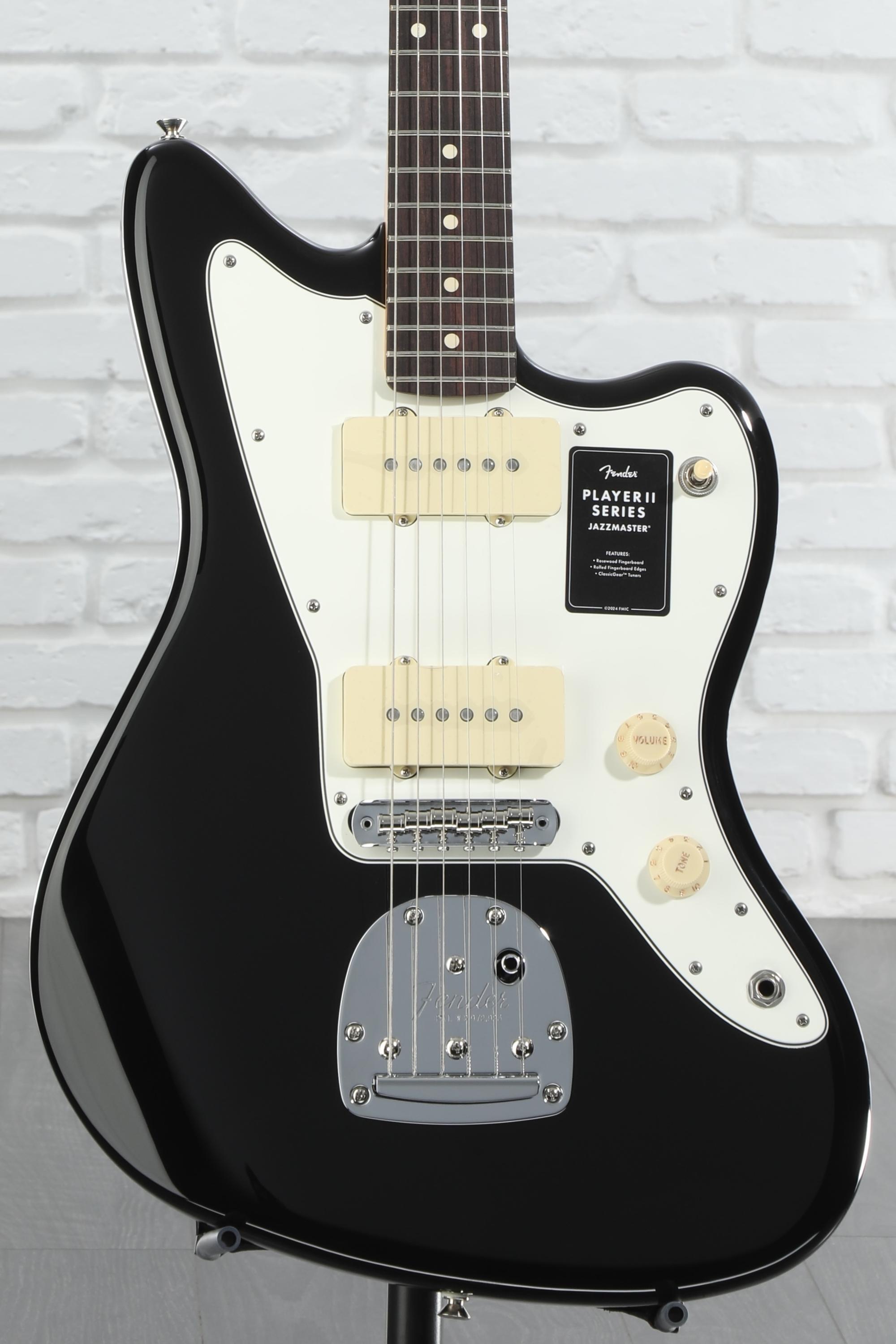Fender Player Jazzmaster Black w/Matching Headcap, Pure
