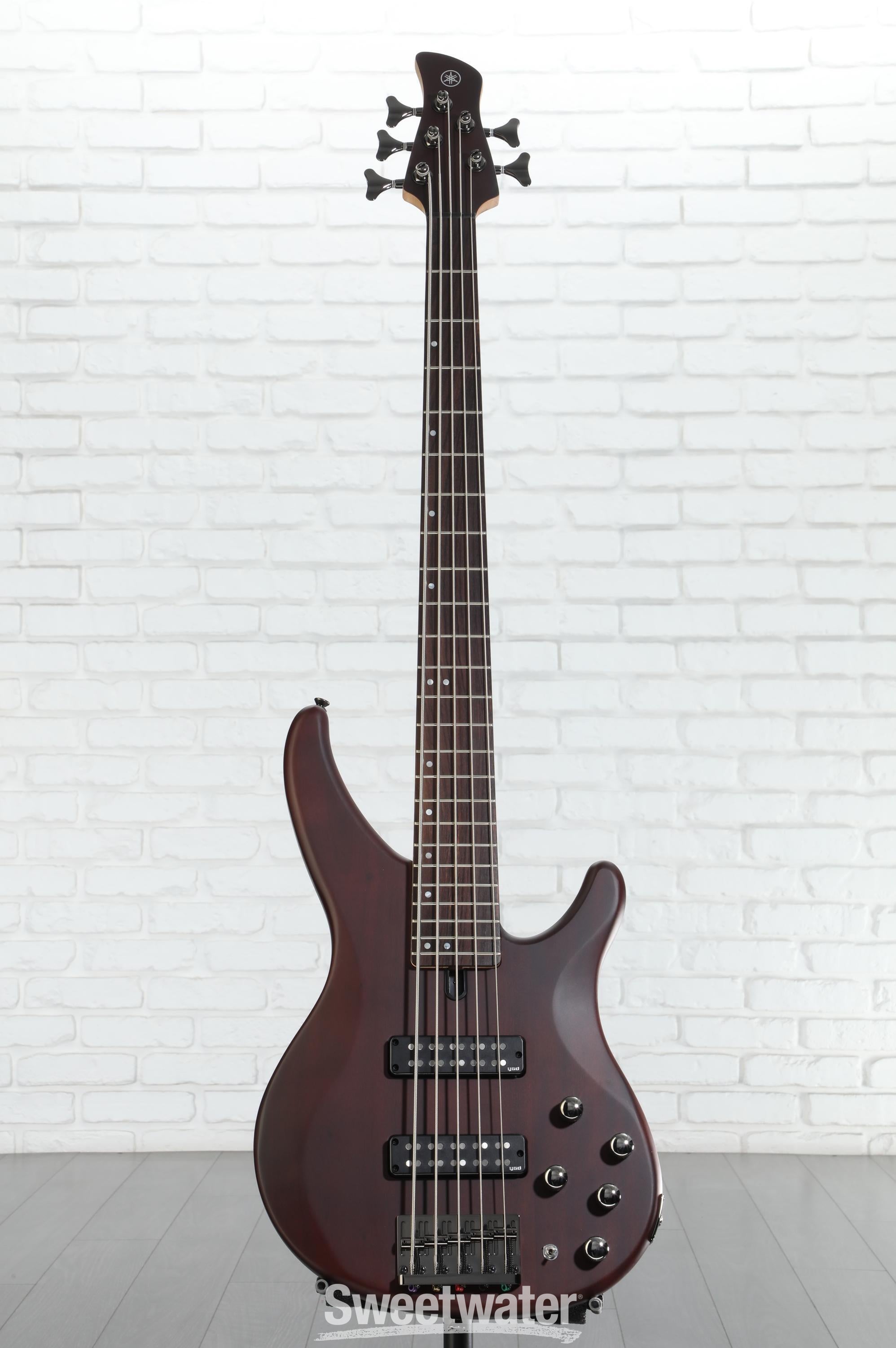 Yamaha TRBX505 5-string Bass Guitar - Translucent Brown