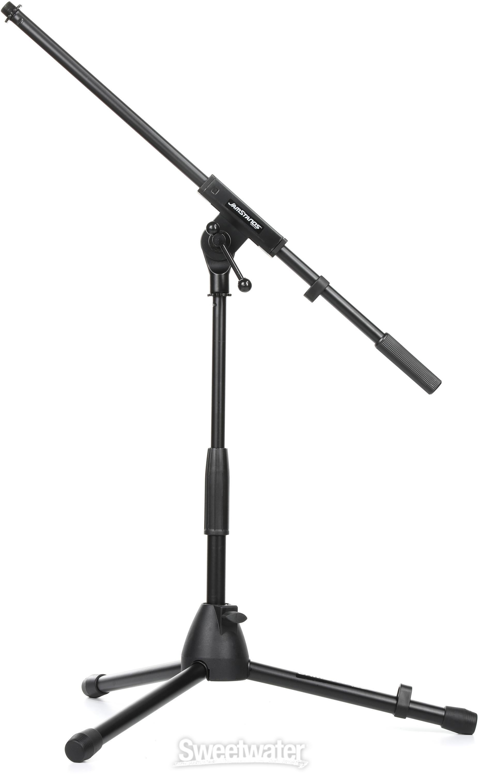 JamStands JS-MSFB50 Low Profile Microphone Stand with Boom