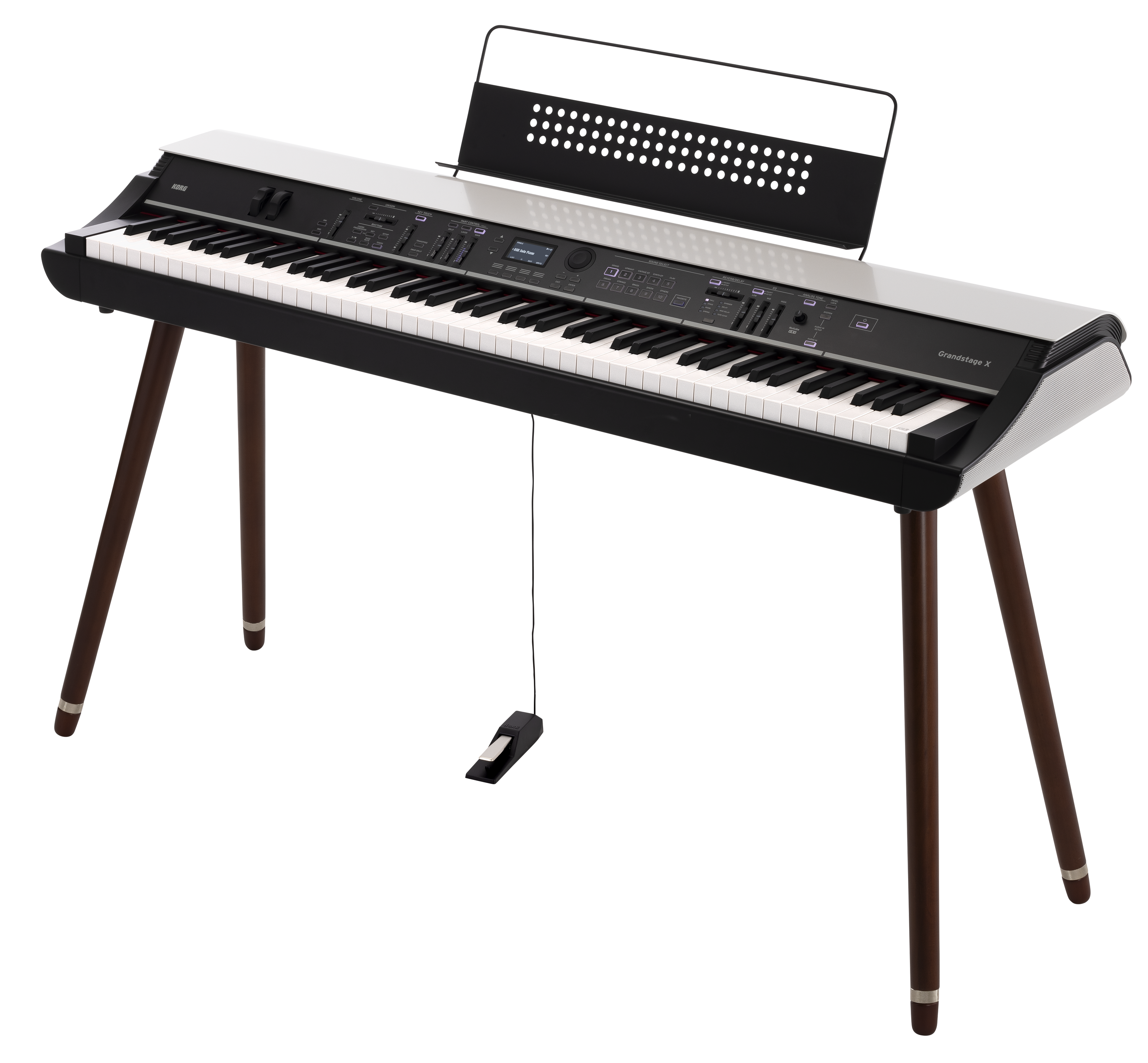 Korg Grandstage X Stage Piano with Wooden Legs | Sweetwater