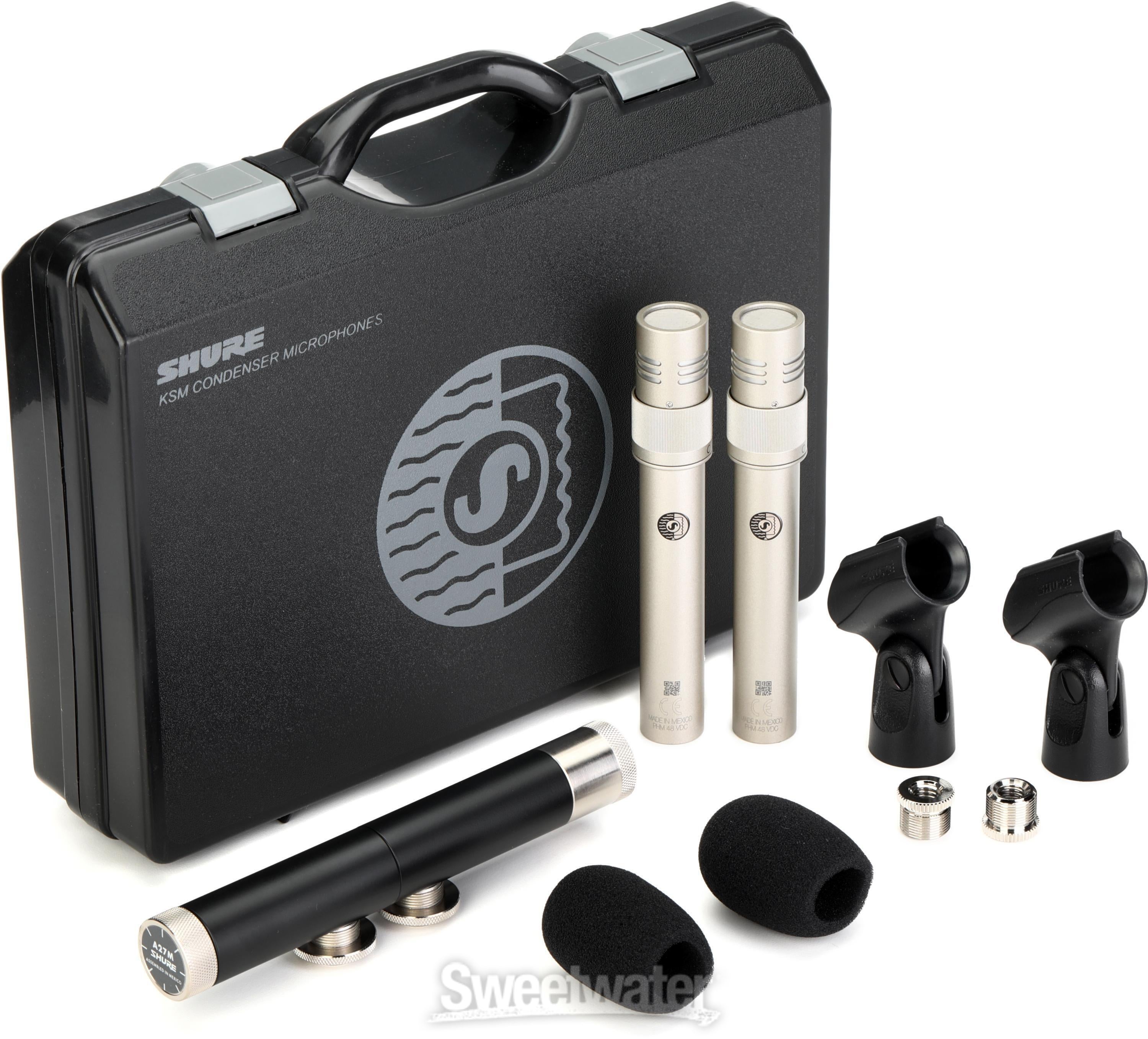 Shure KSM141 Small-diaphragm Condenser Microphone - Stereo Pair