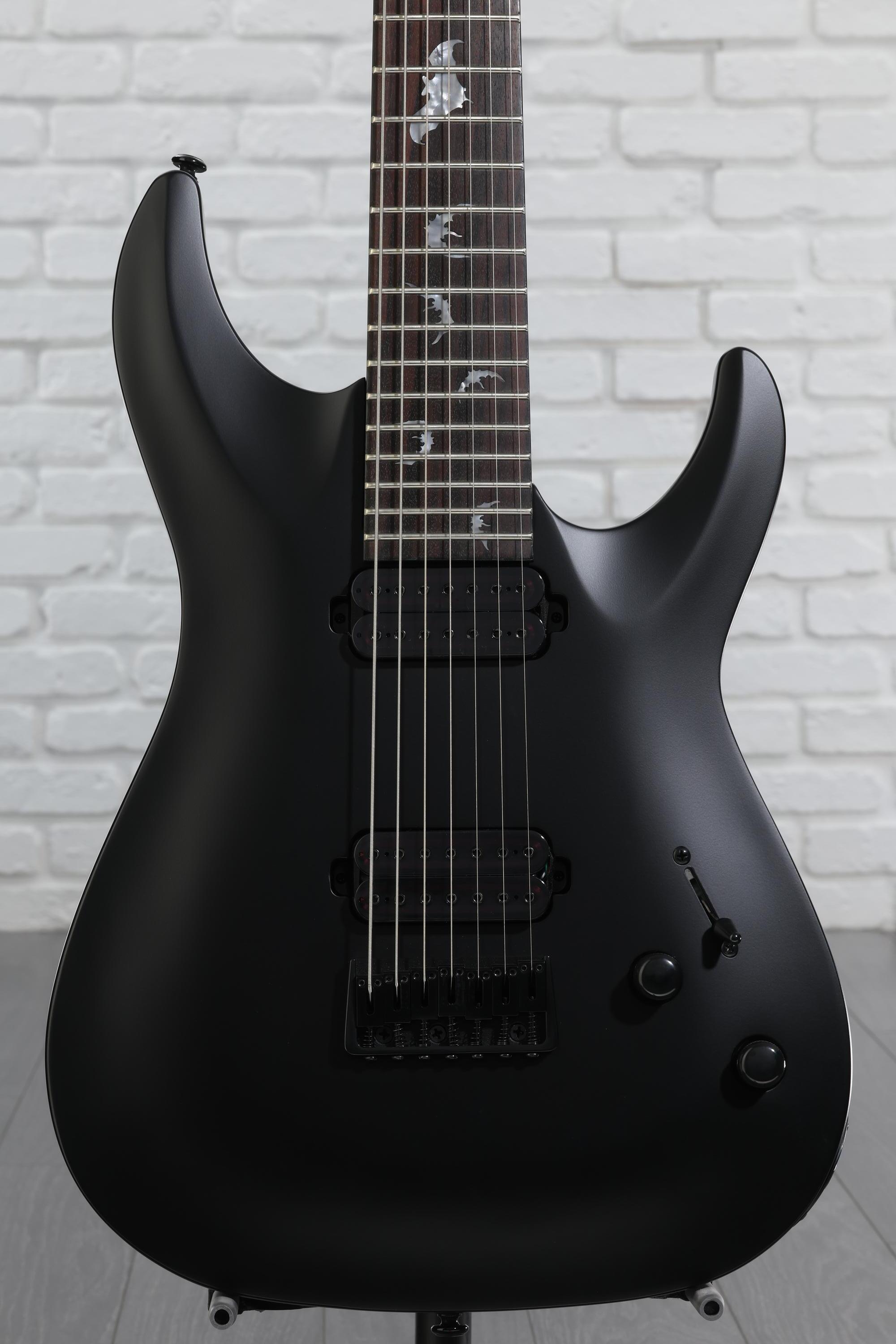 SCHECTER DAMIEN-7 AD-DM-7 7弦ギター マットブラック Schecter Damien-7 Multiscale 7-string Electric Guitar