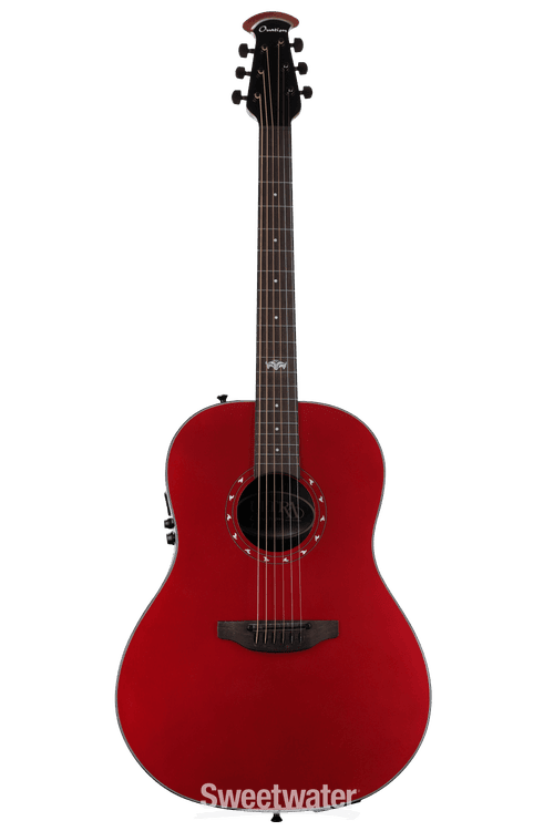 Ovation Ultra E 1516 Mid Depth Acoustic-electric Guitar - Vampira