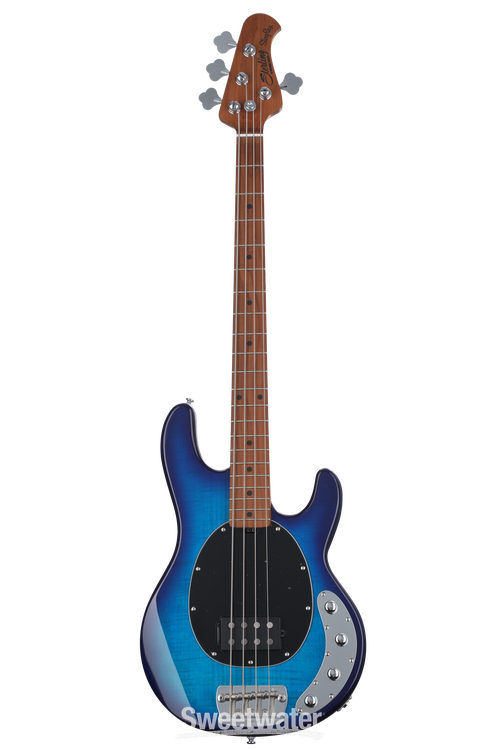 Sterling By Music Man StingRay RAY34FM Bass Guitar - Neptune Blue