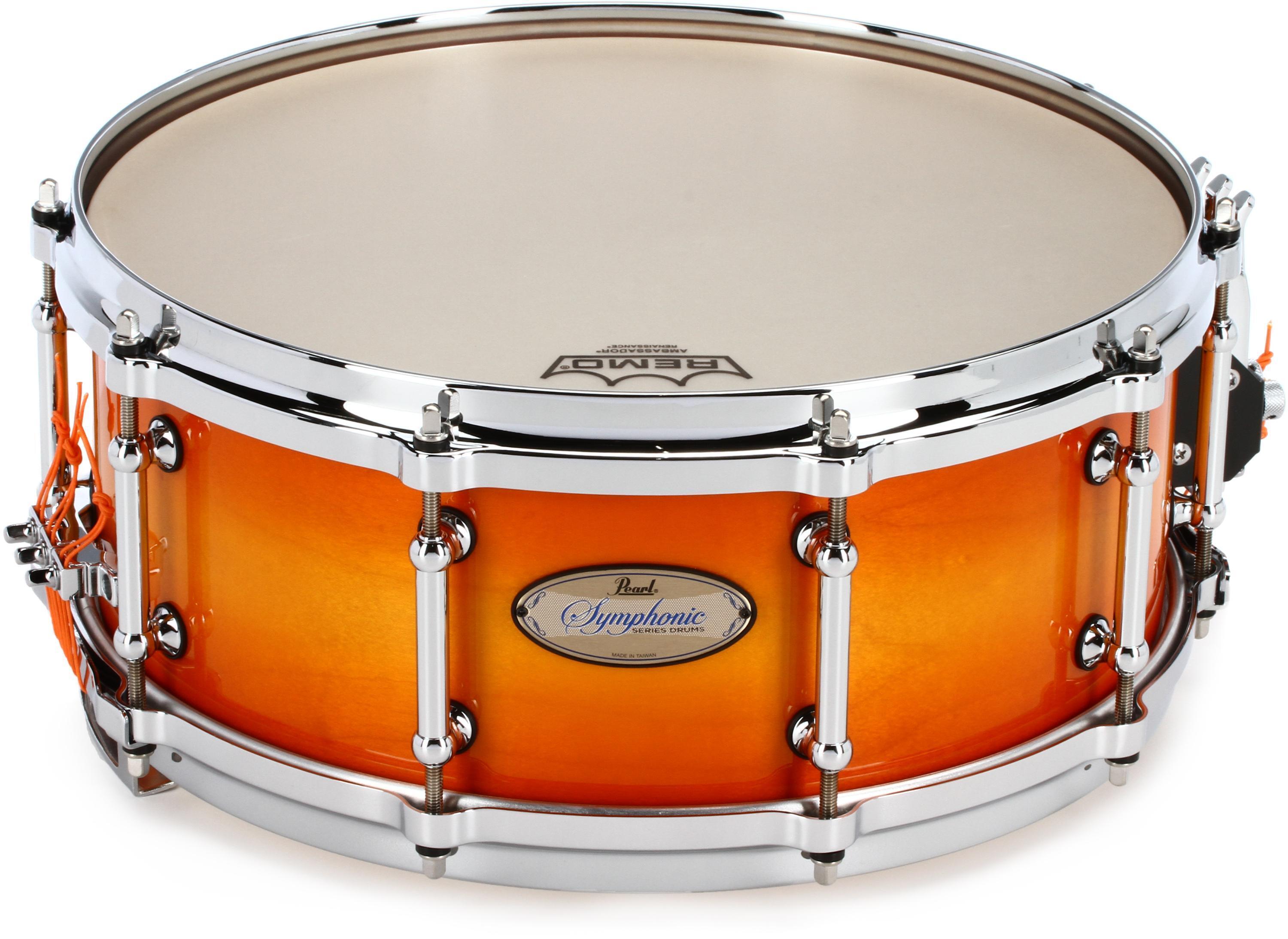 Pearl Piccolo Snare Drum 13 Inch x 3 Inch 6-ply Maple Shell, Liquid Amber  (M1330114) 