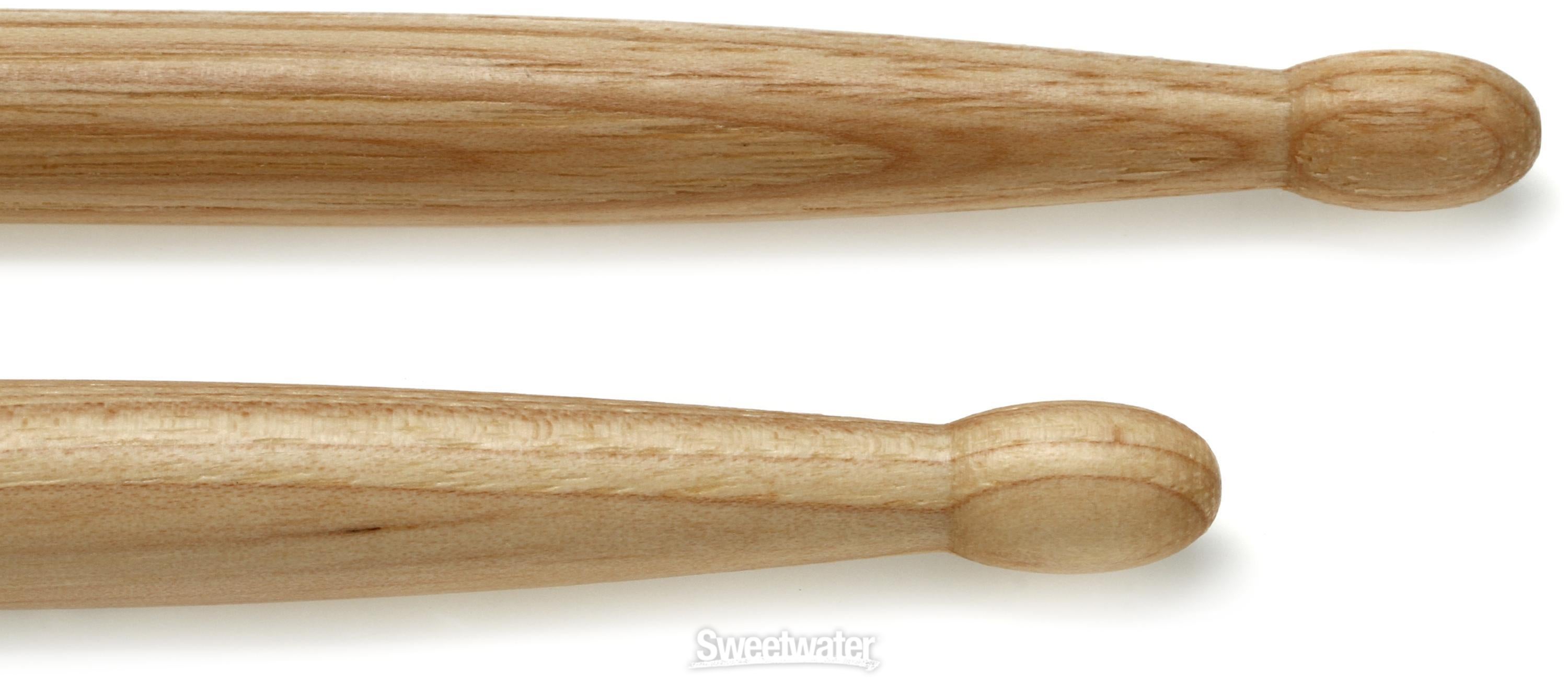 Promark Classic Forward Drumsticks - 747 Rock Hickory - Wood Tip