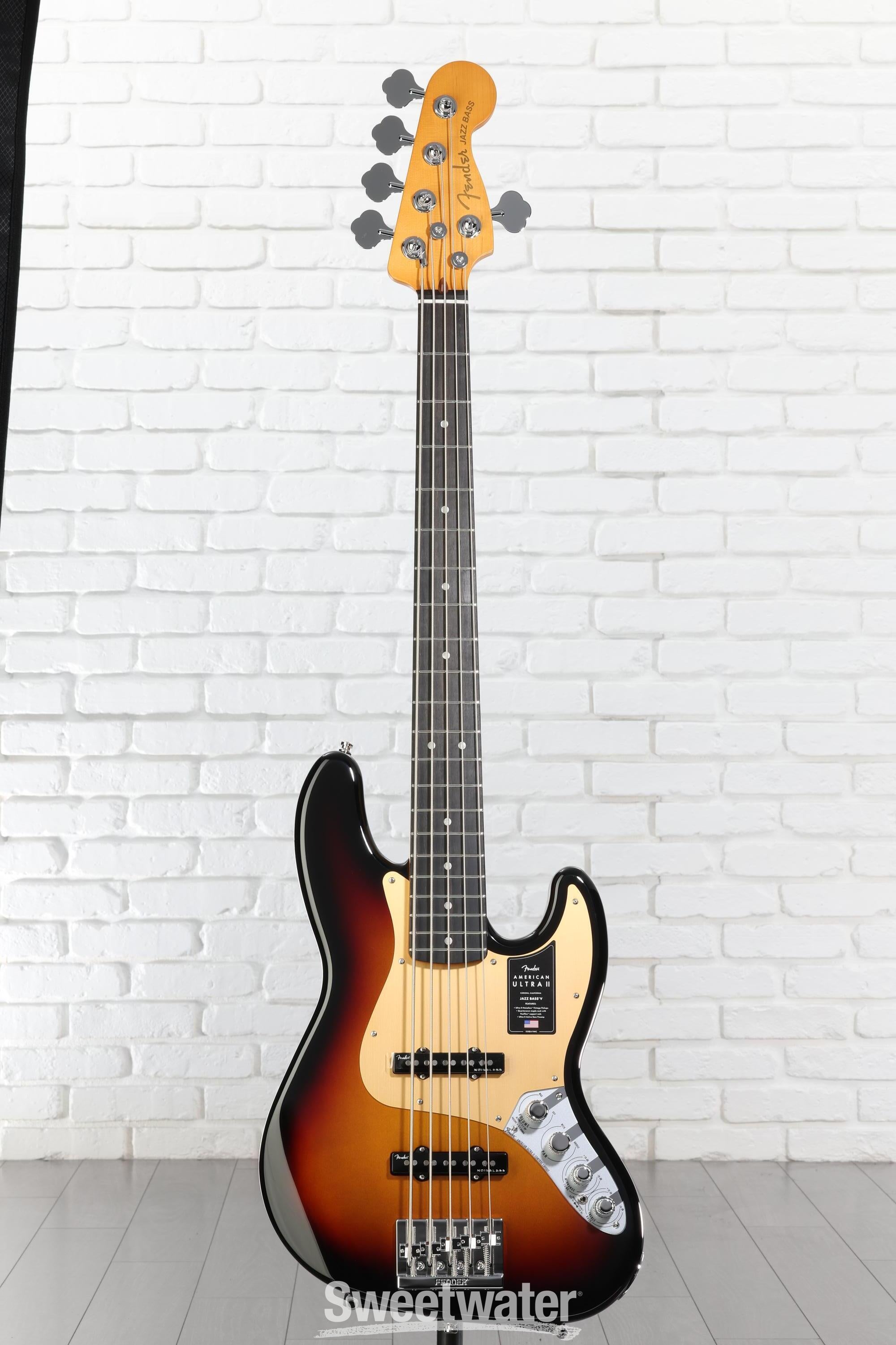 Fender American Ultra Jazz Bass V 最終値下げ Fender American Ultra Jazz Bass V - Arctic Pearl with Maple