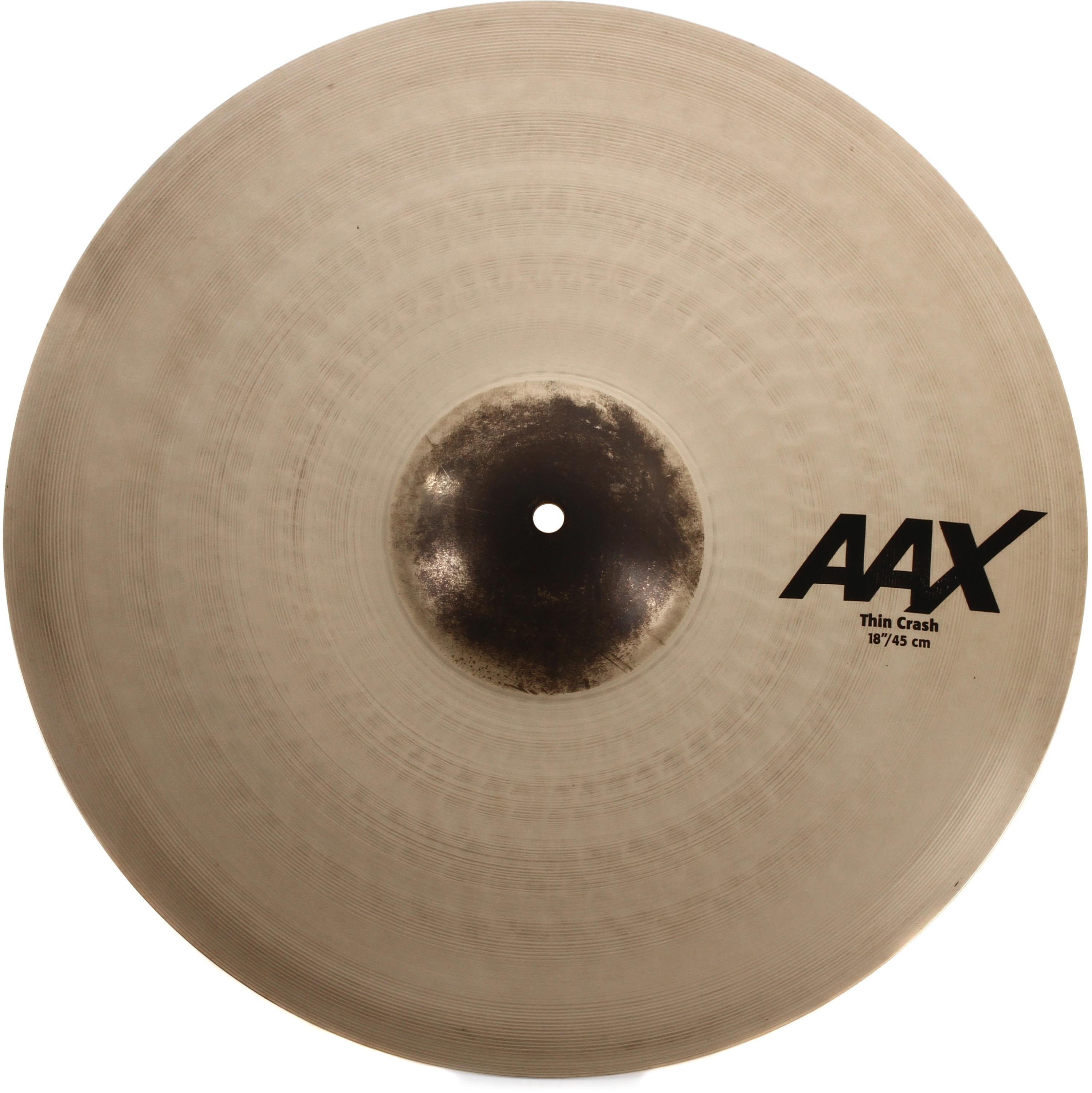 Sabian 18 inch AAX Thin Crash Cymbal - Brilliant Finish | Sweetwater