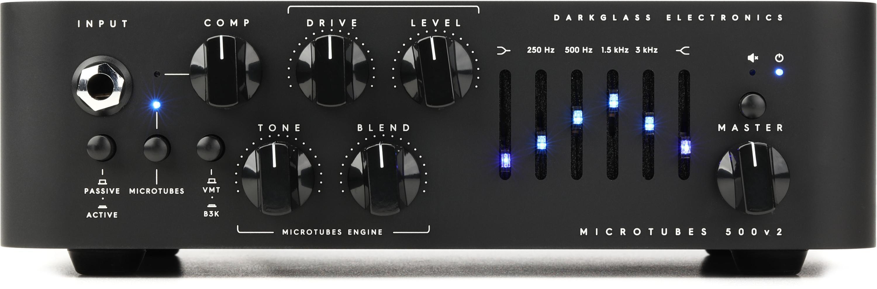 Darkglass Microtubes 500 v2 - 500-watt Bass Head | Sweetwater