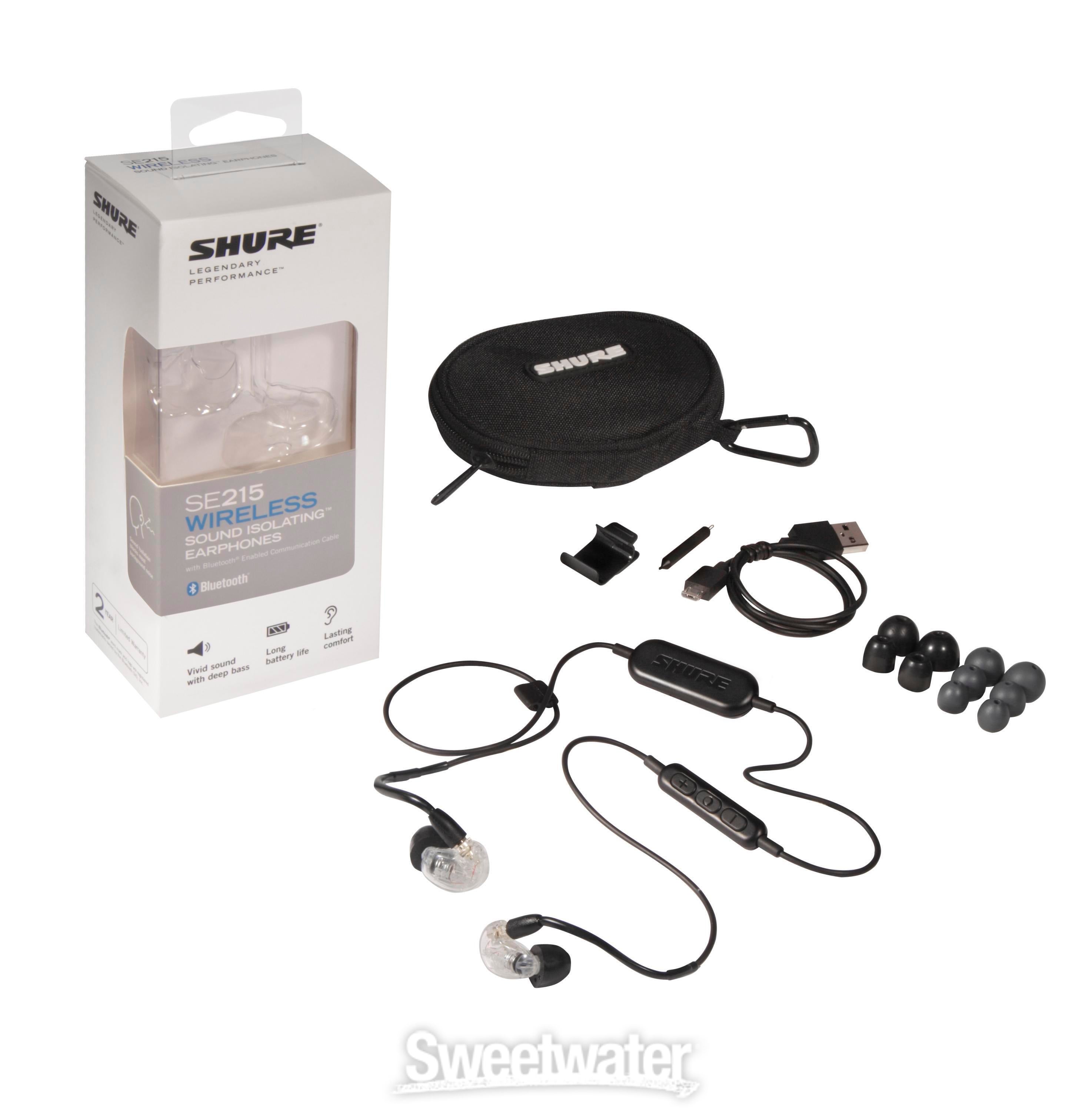 Shure se215 best sale wireless review