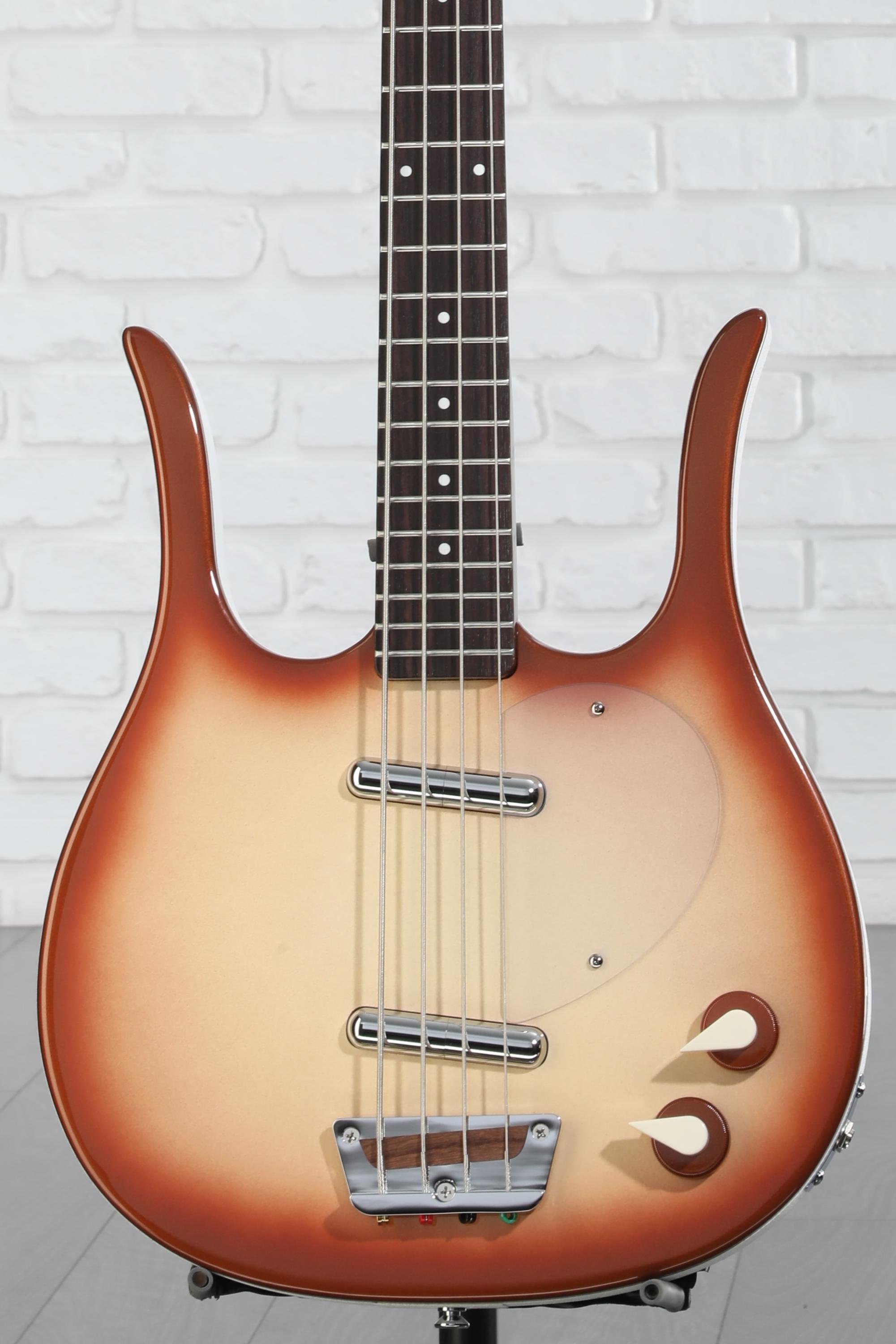Danelectro Longhorn Bass - Black - B's Music Shop