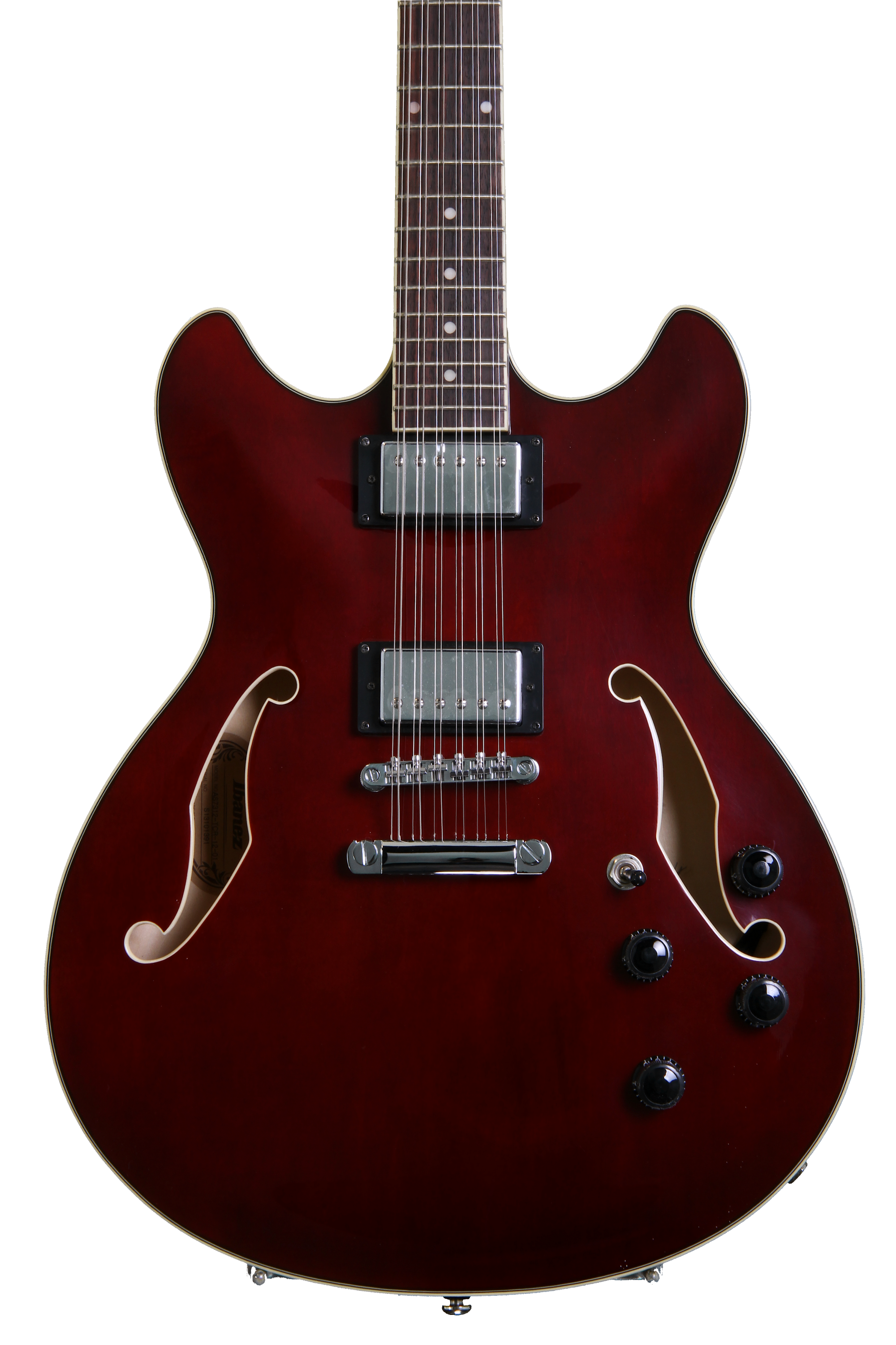 Ibanez Artcore AS7312 12-string - Transparent Cherry Red | Sweetwater