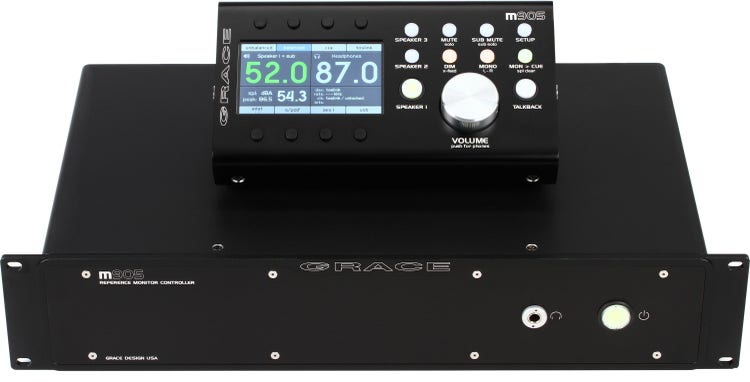 Grace Design m905 Analog Monitor Control System with Remote - Black