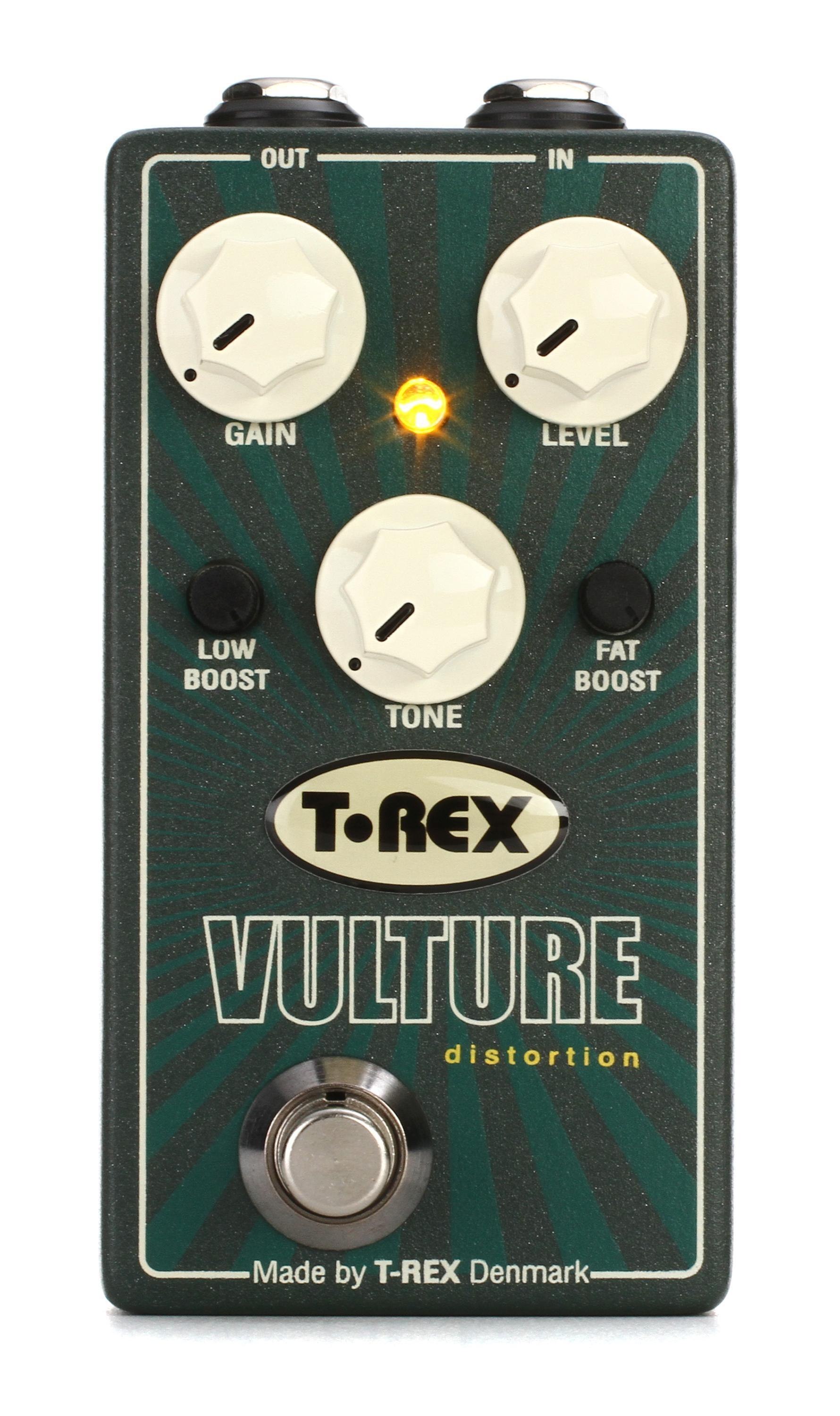 T-Rex Vulture Distortion Pedal with Boost