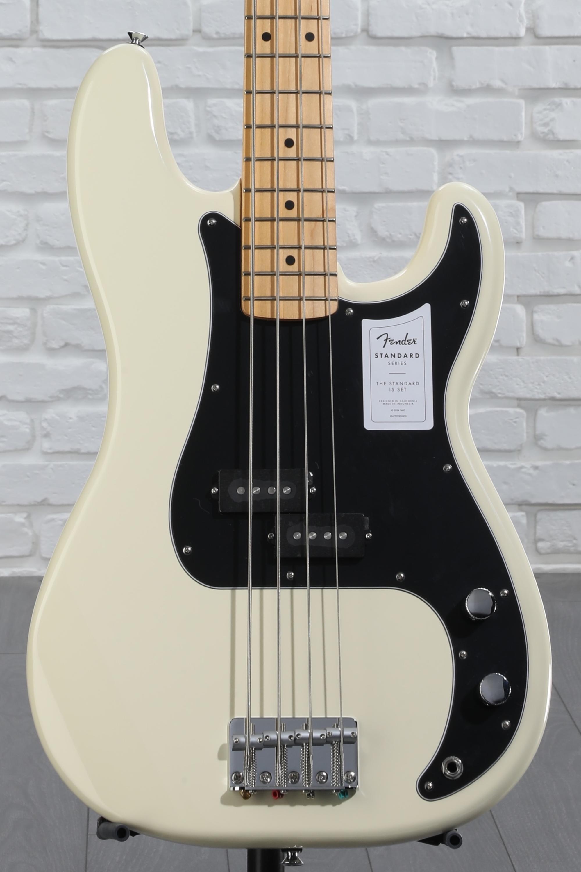 ベース Fender Standard Precision Bass Fender Standard Precision Bass Guitar Black | Guitar Center