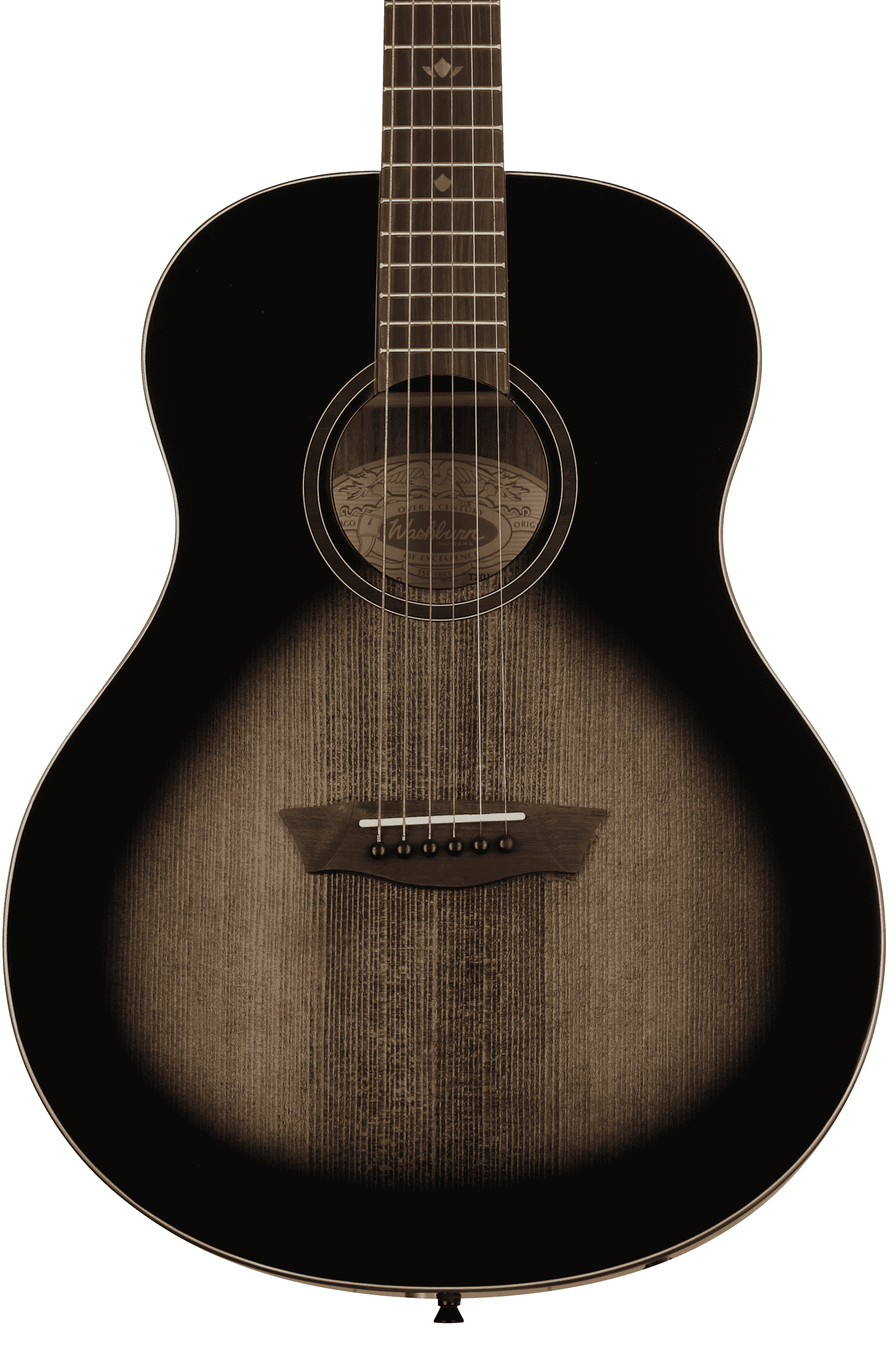 Washburn Bella Tono Novo S9 Acoustic Guitar - Charcoal Burst