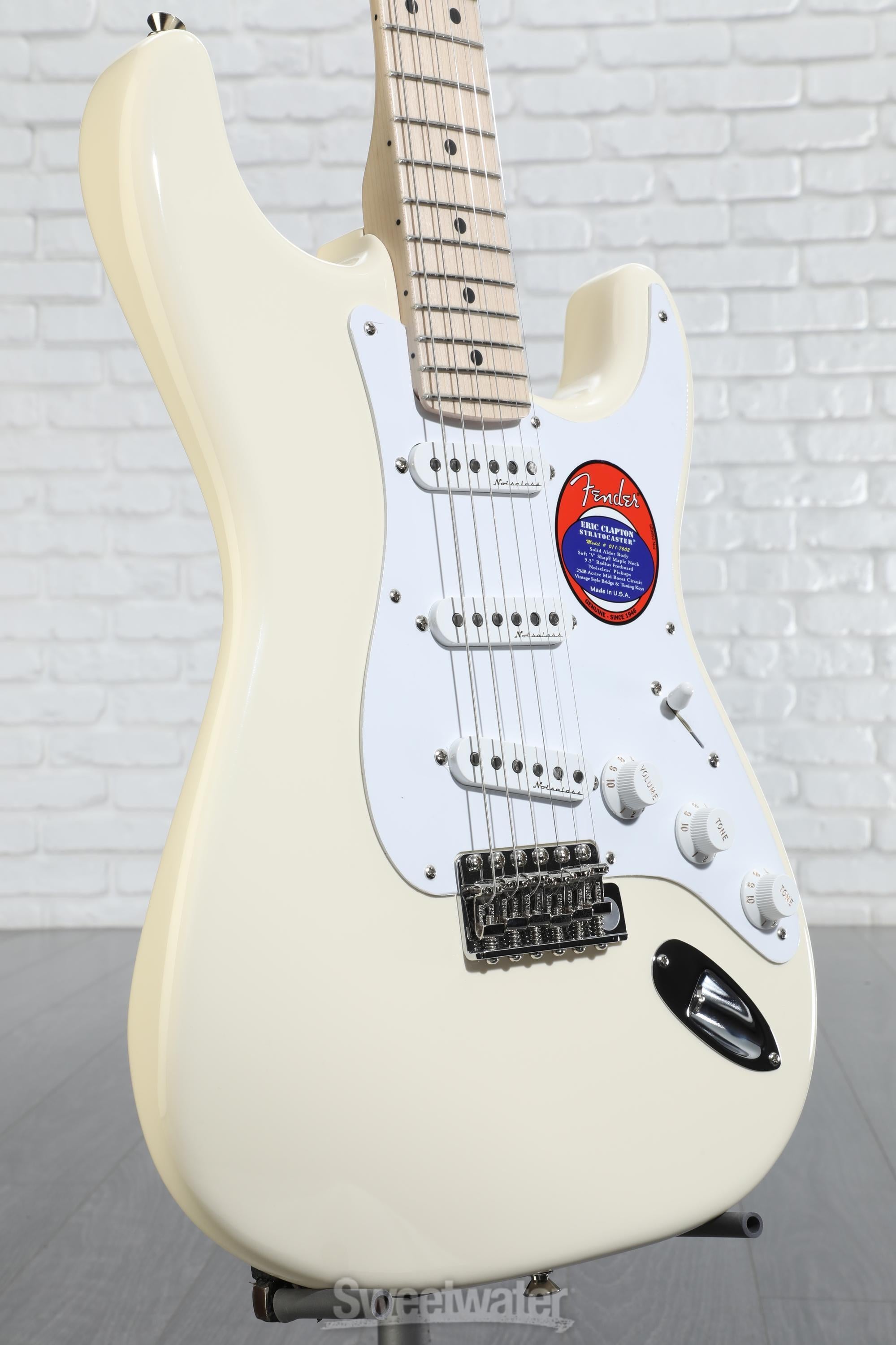 Fender Eric Clapton Stratocaster - Olympic White with Maple