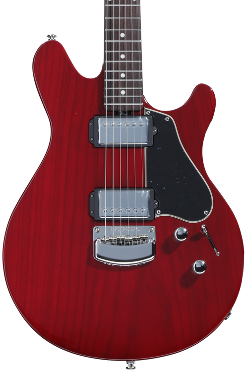 Ernie Ball Music Man Valentine HH Electric Guitar - Cherry