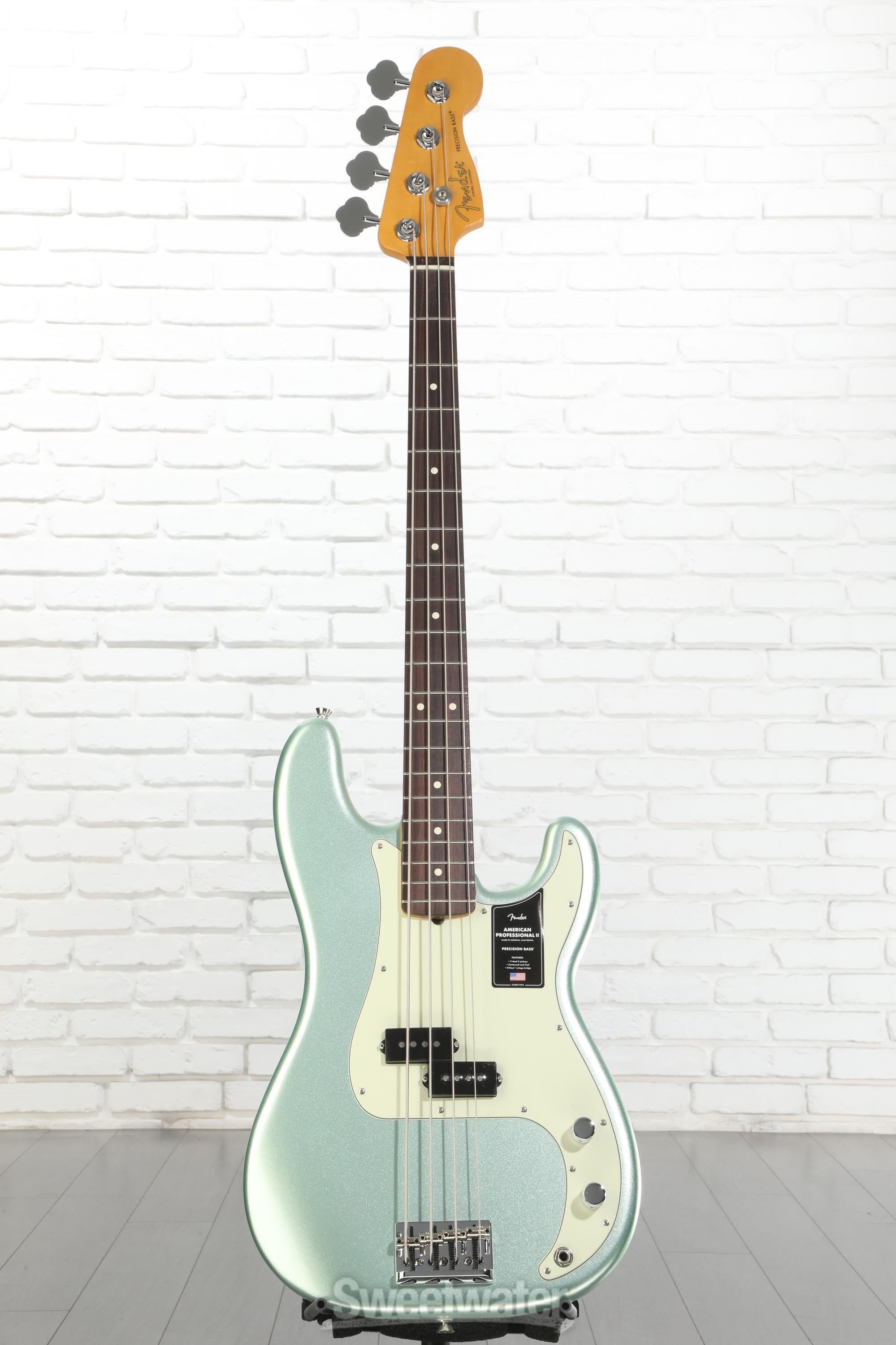 Fender American Professional II Precision Bass - Mystic Surf Green