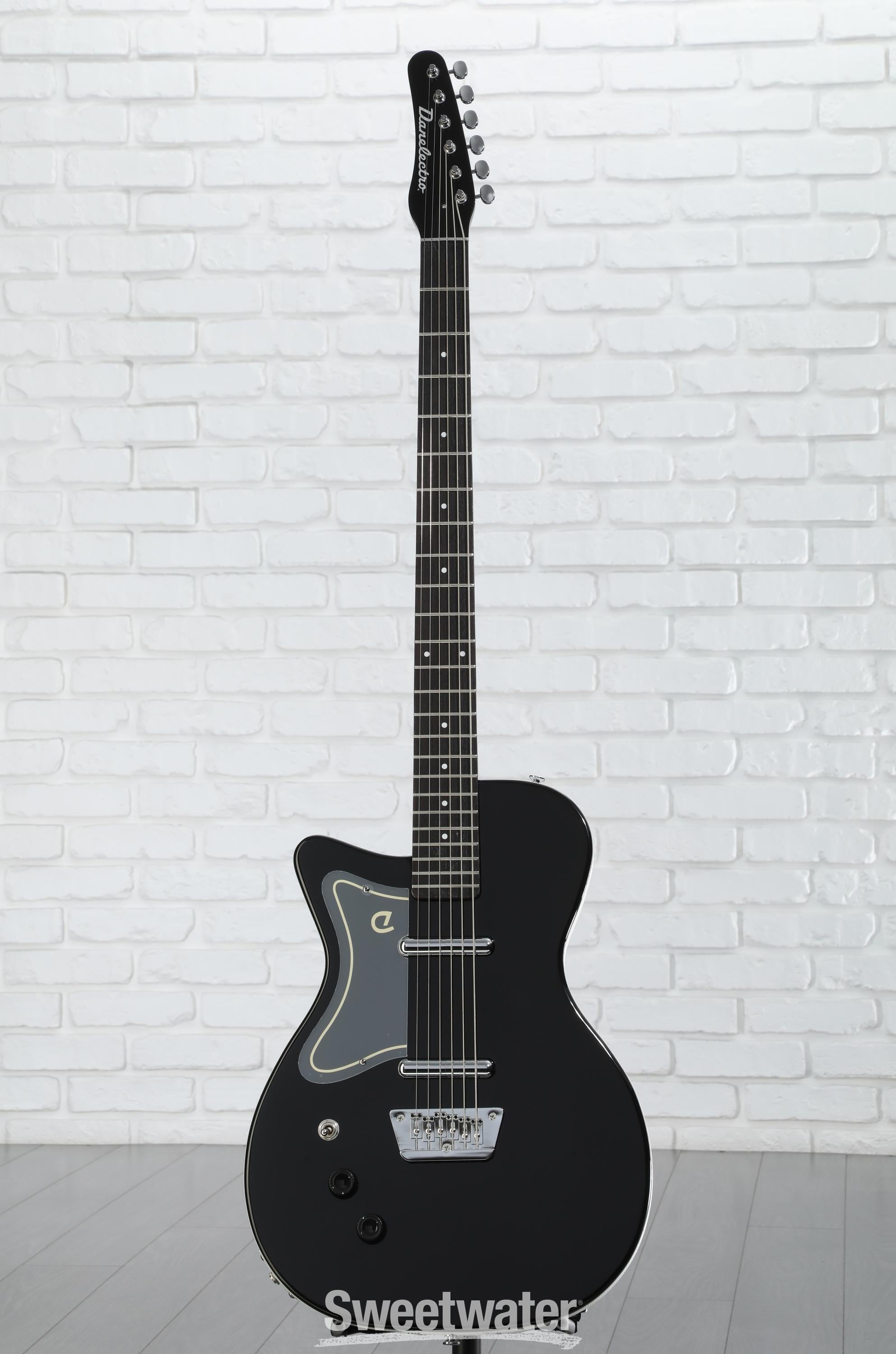 【楽天ランキング1位】 Baritone Danelectro Left-handed Black - Guitar Electric ギター
